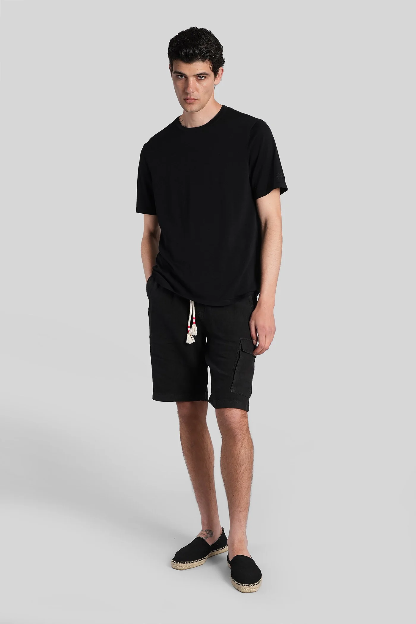 Scott T-Shirt in black cotton - Image 2