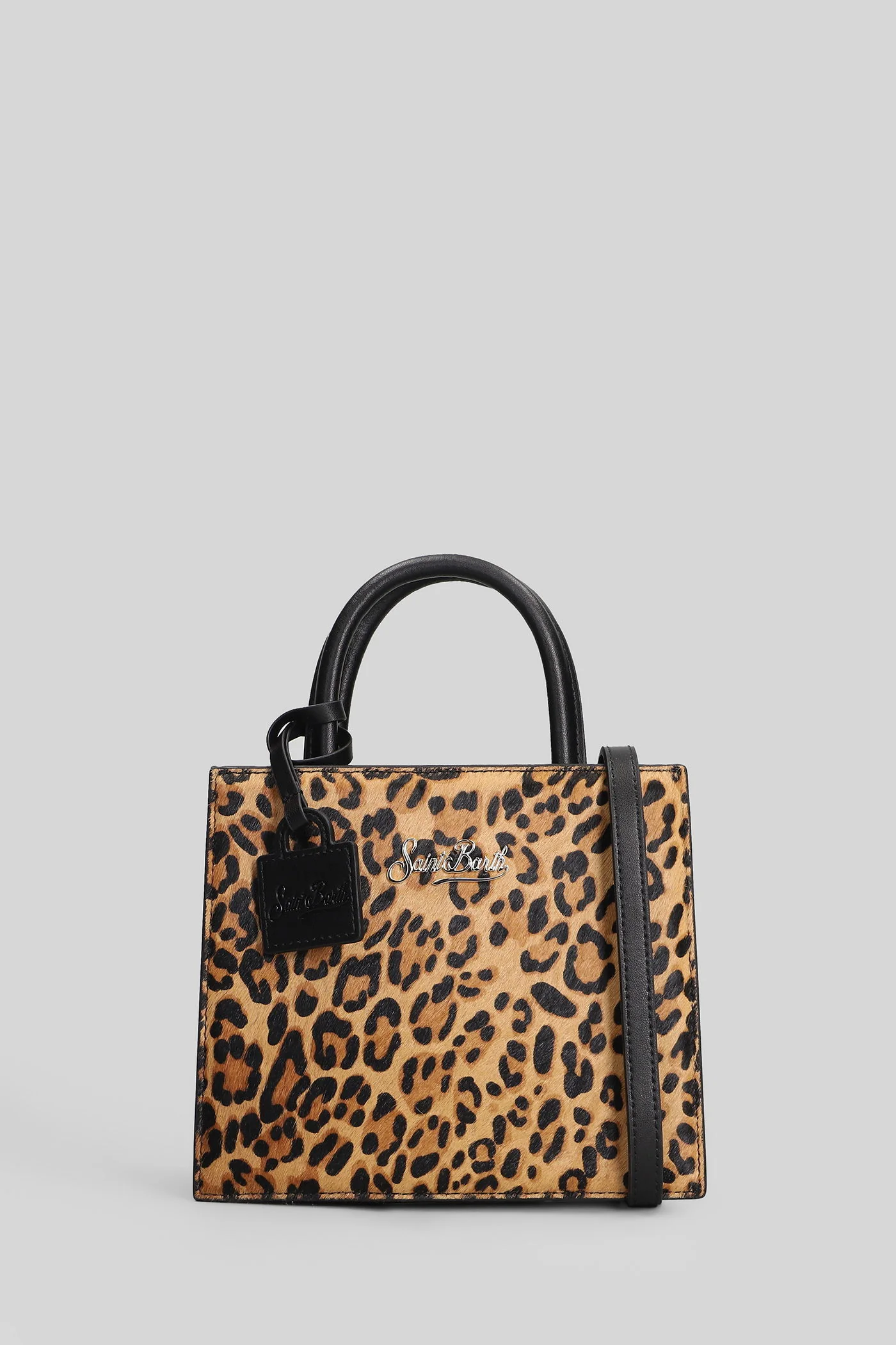 Shop bag mini Tote in Animalier pony skin