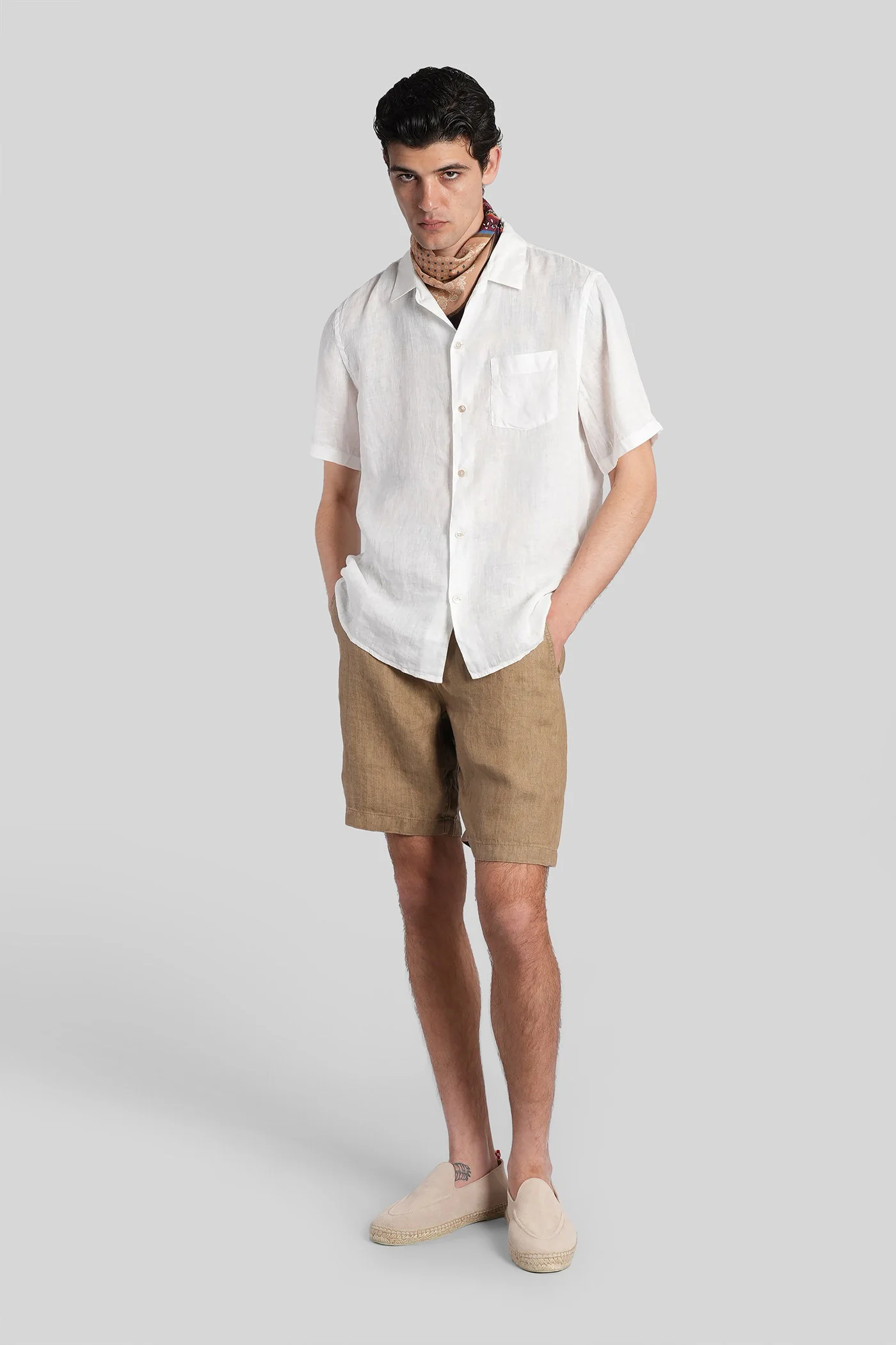 Sifnos Shirt in white polyamide - Image 2