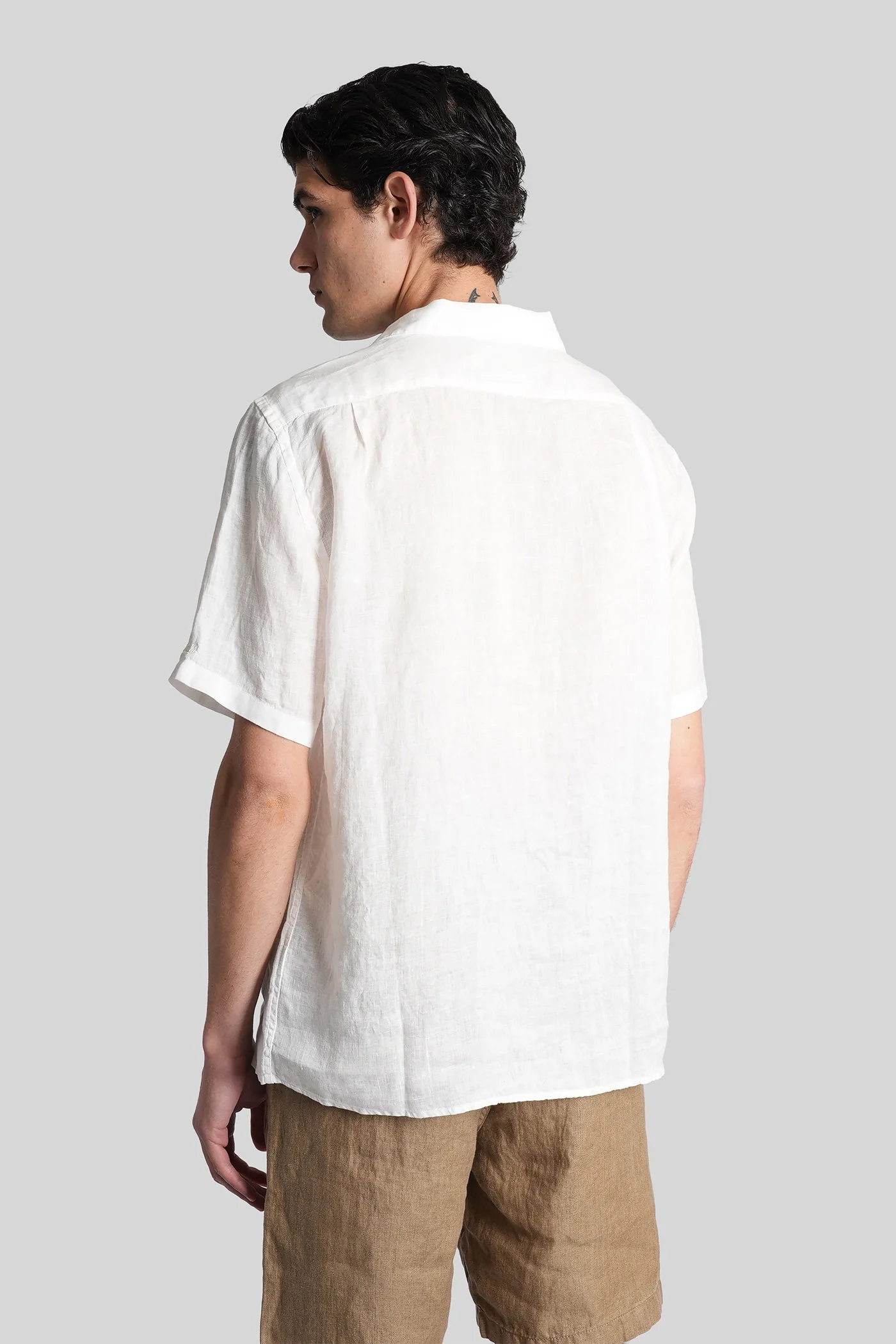Sifnos Shirt in white polyamide - Image 3
