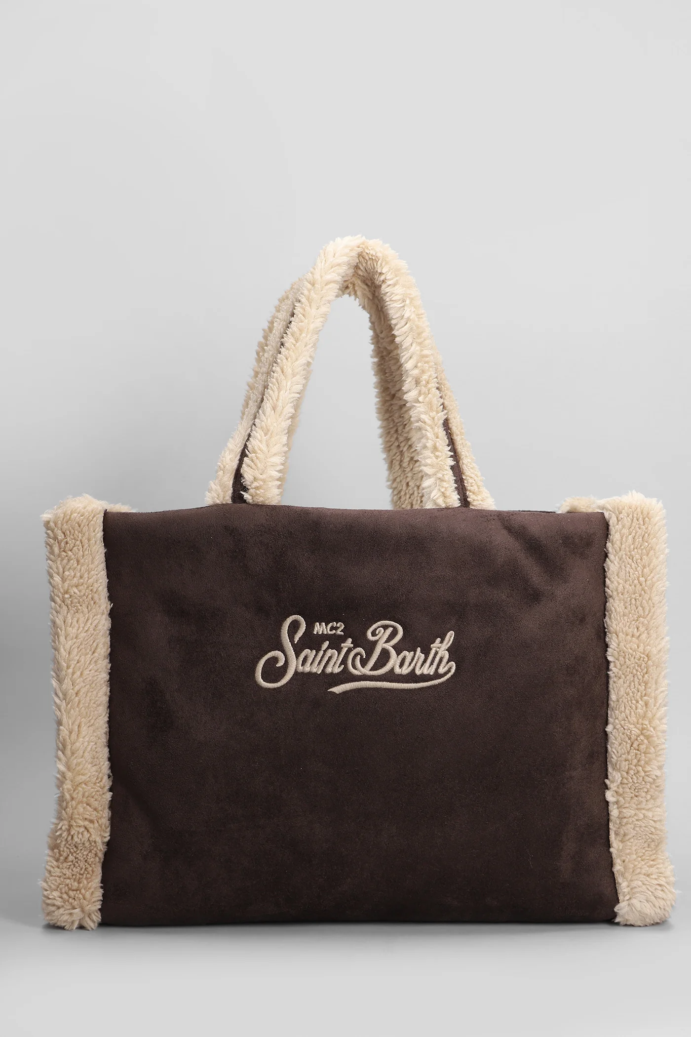 Soft bag l Tote in brown polyester - Image 3