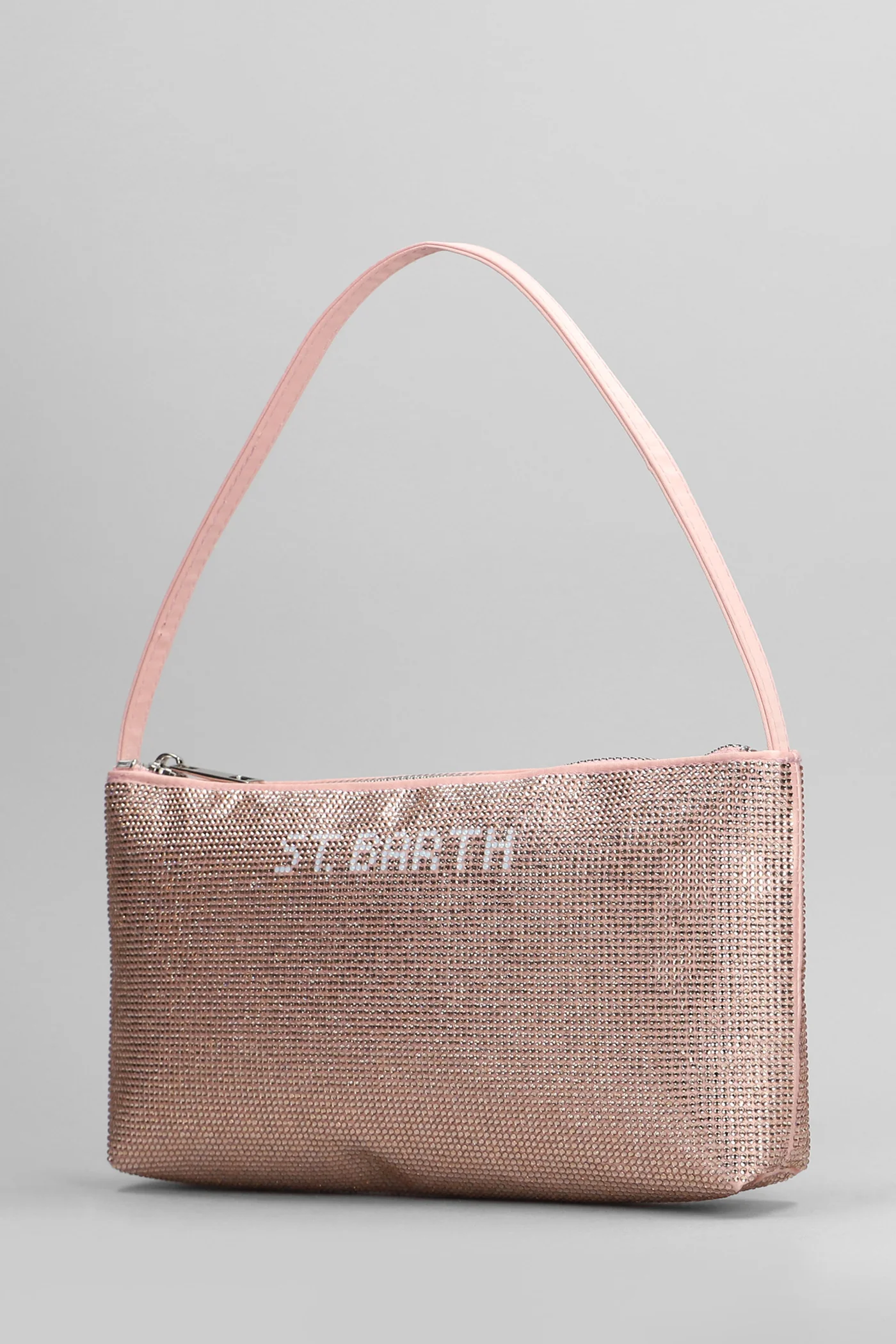 Strassy Shoulder bag in rose-pink polyester - Image 2