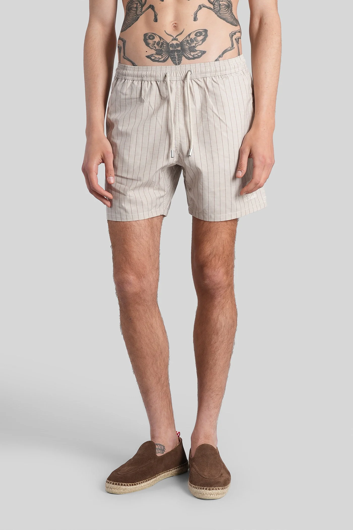 Syros Beachwear in beige polyamide