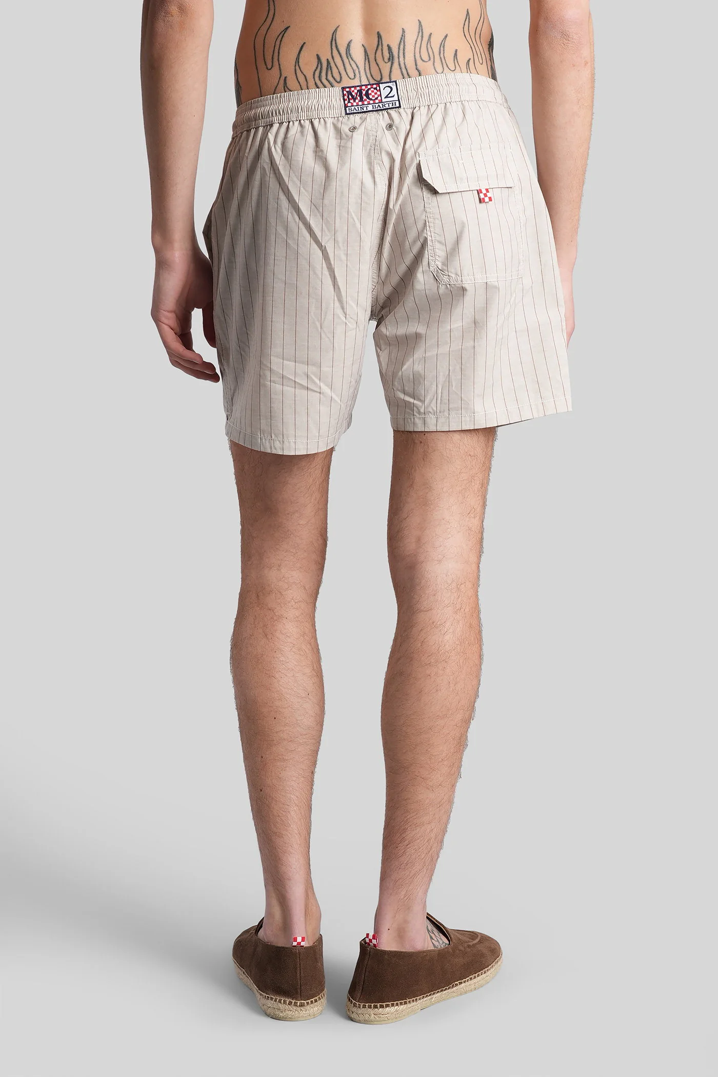 Syros Beachwear in beige polyamide - Image 3