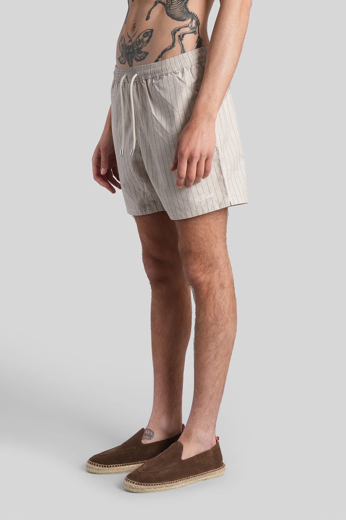 Syros Beachwear in beige polyamide - Image 4