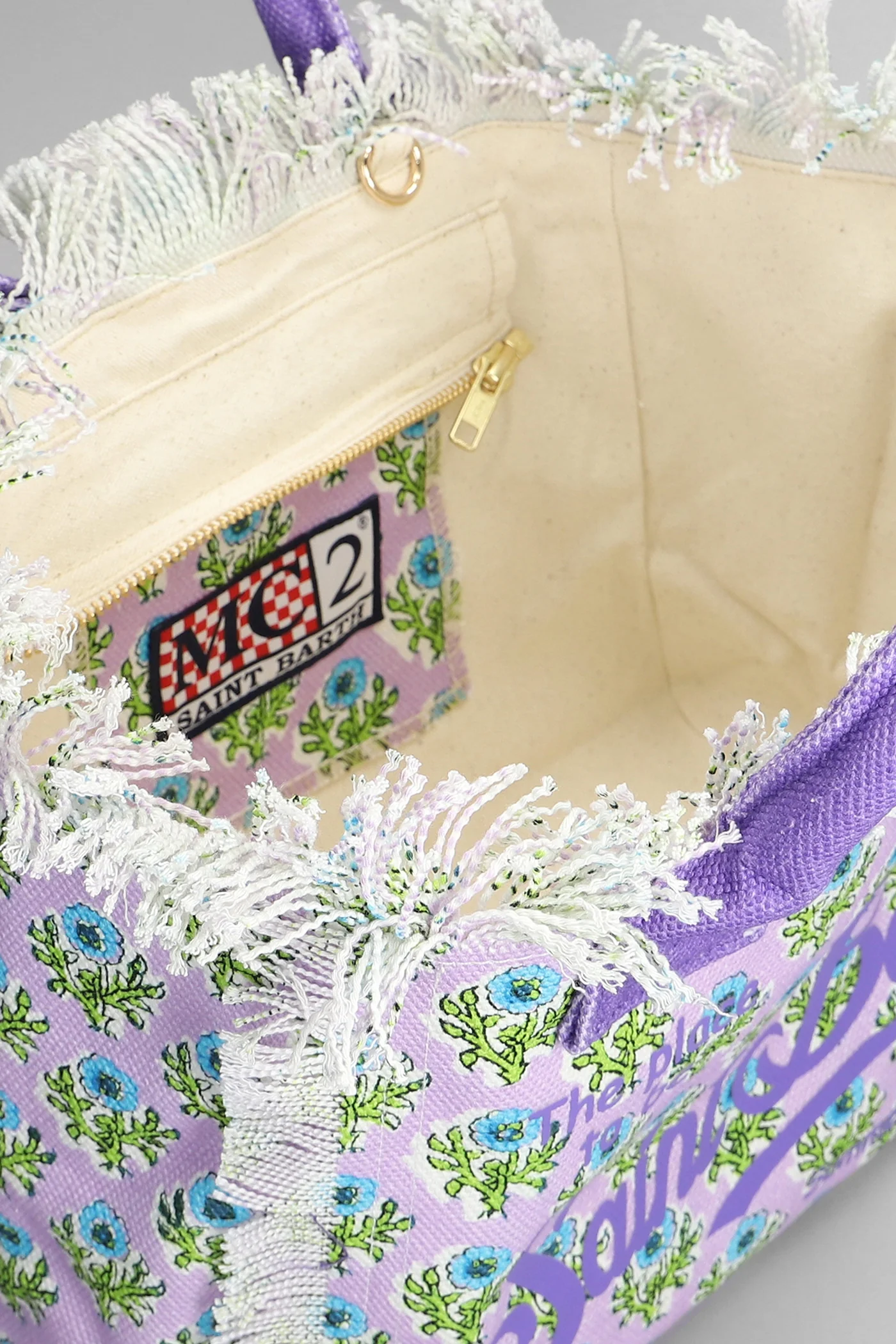Tote in Viola cotton - Image 4