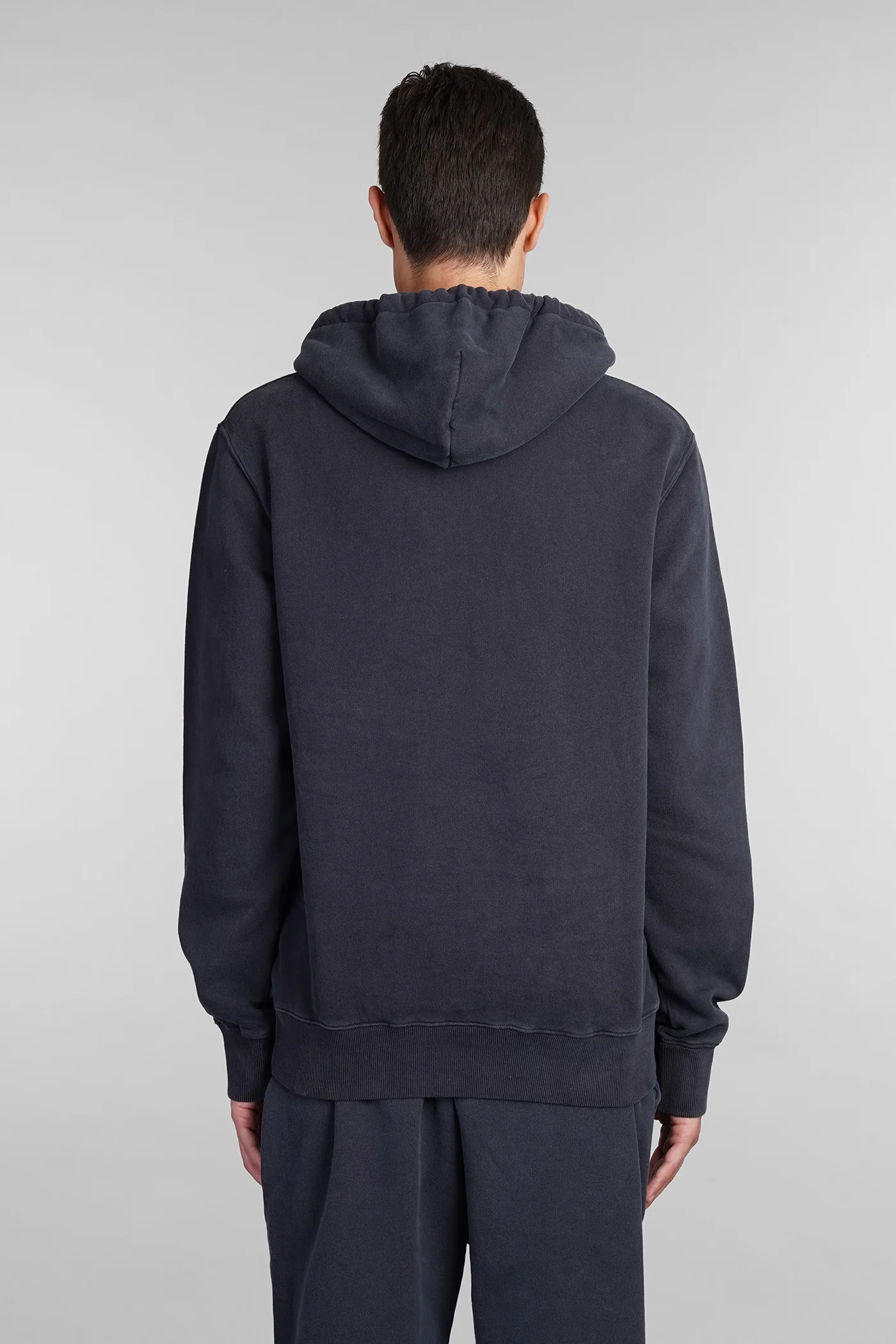 Tribeca Sweatshirt in black cotton - Image 3