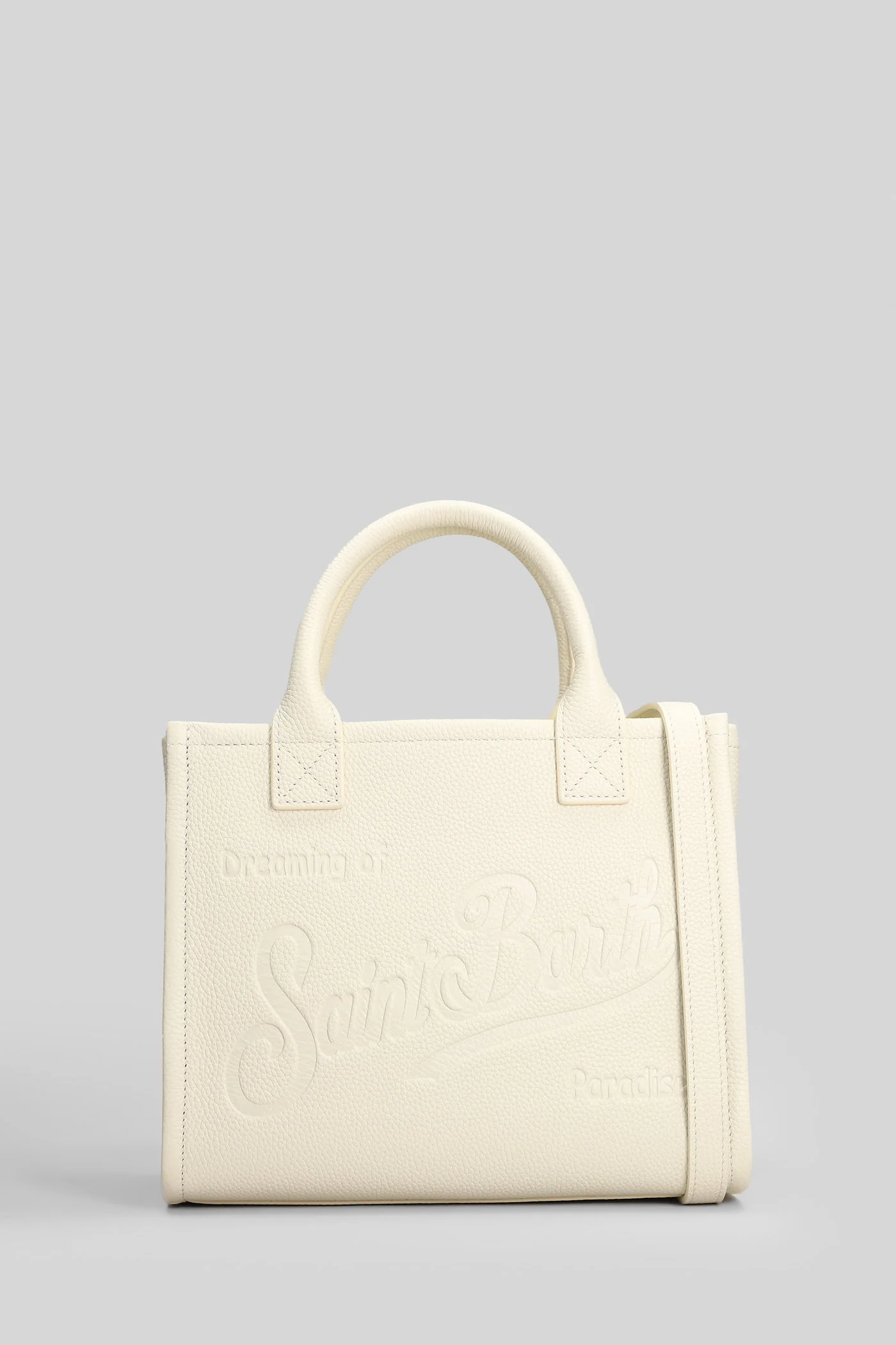 Vaniti Bag Midi Shoulder bag in beige leather