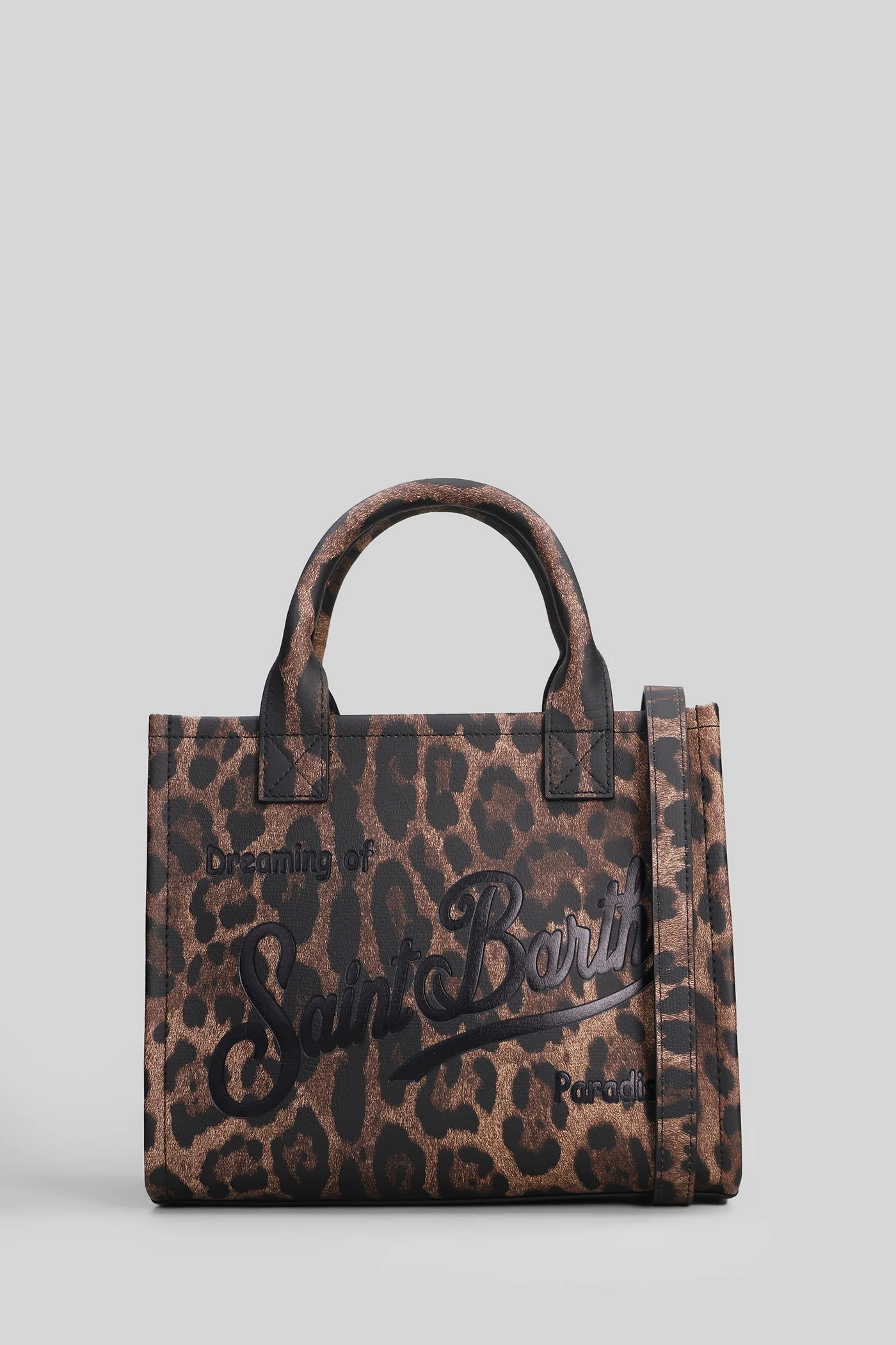 Vanity bag midi Tote in Animalier leather