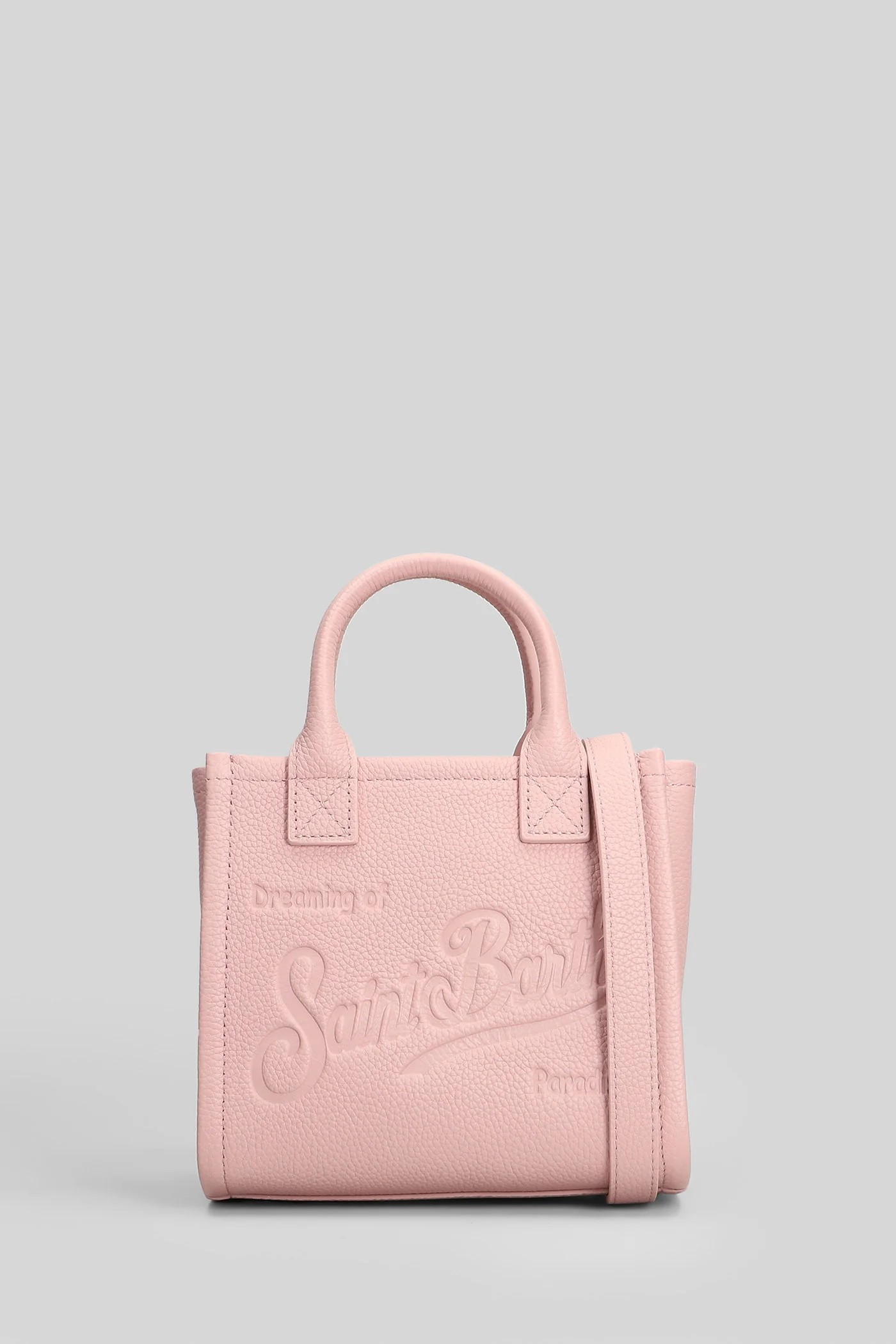 Vanity Bag Mini Shoulder bag in rose-pink leather