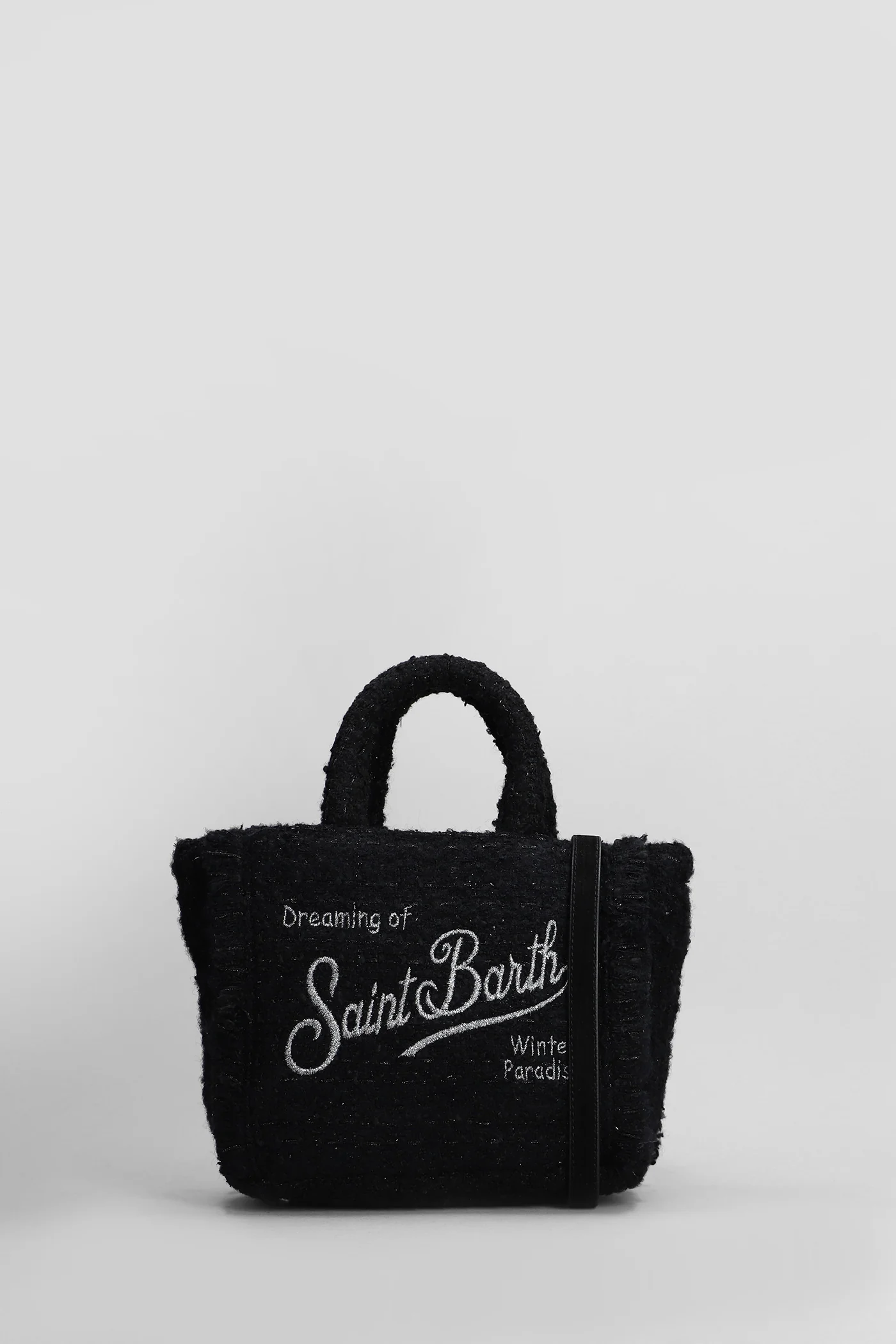Vanity mini classic Tote in black polyester