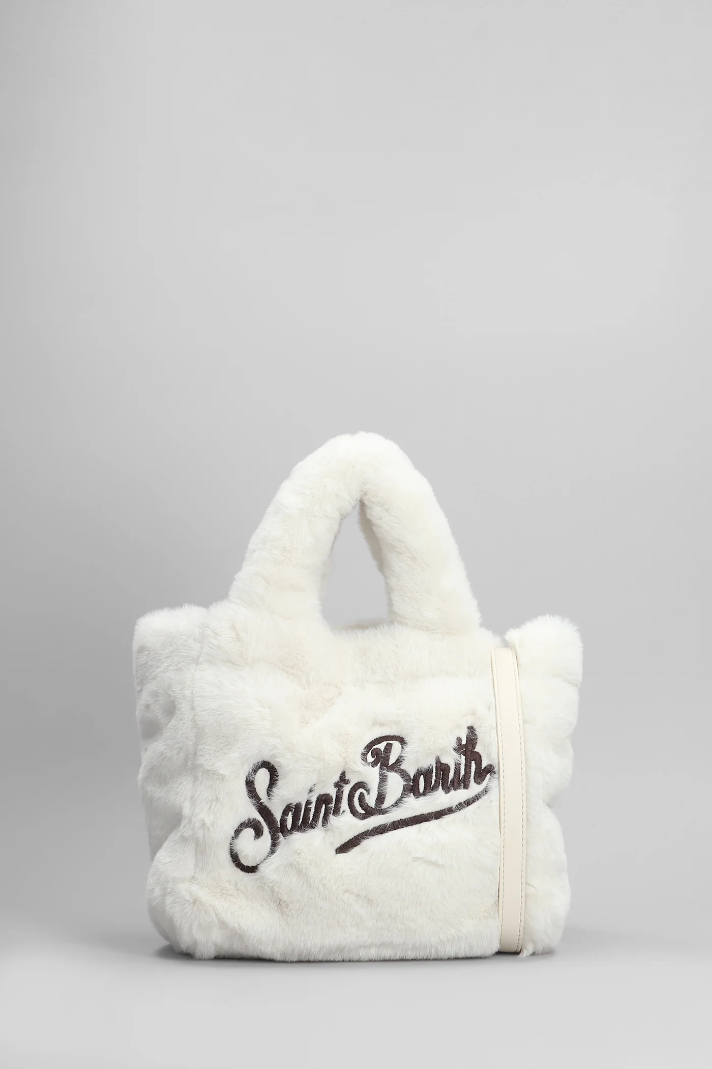 Vanity mini soft n Tote in white polyester