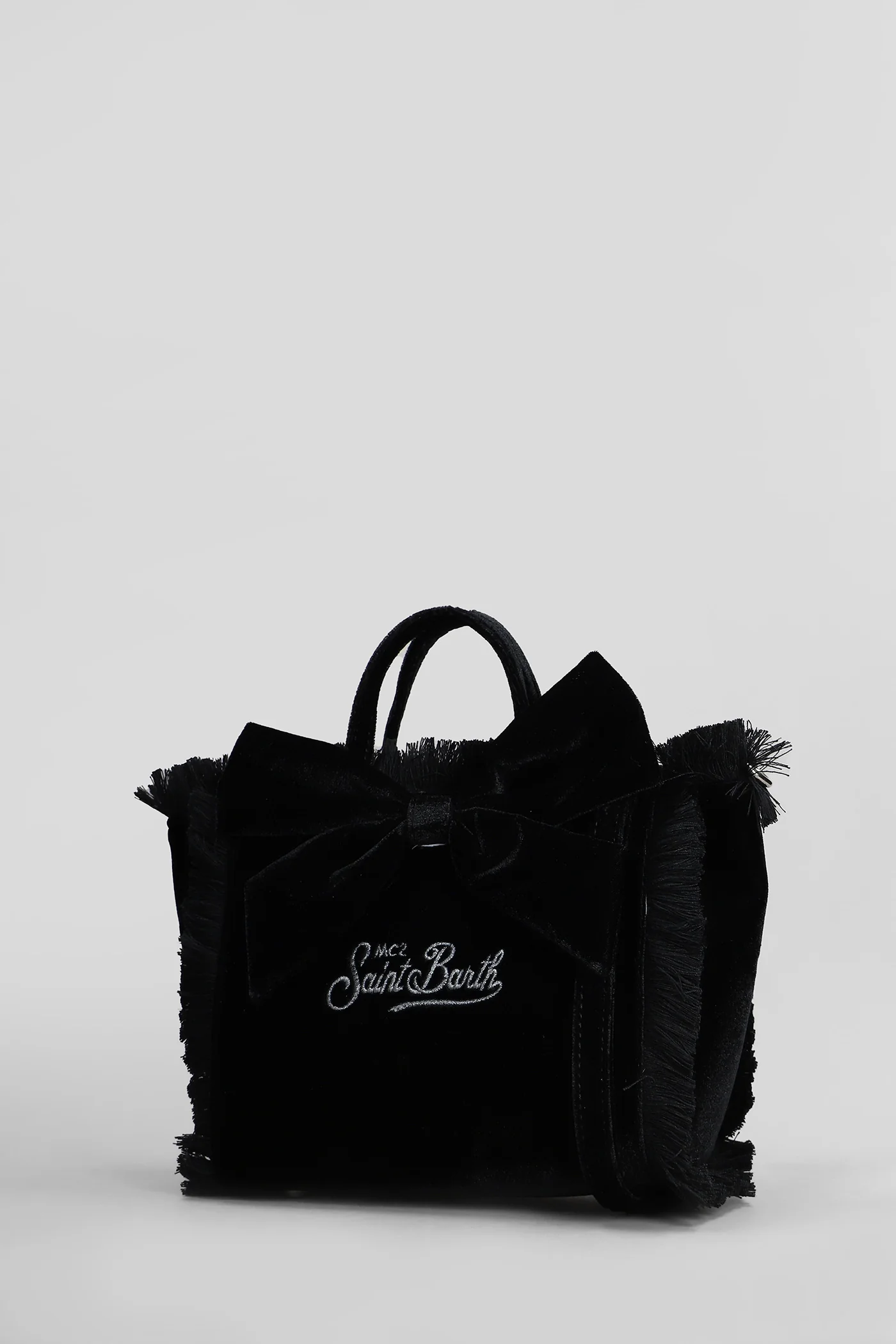 Vanity mini w Tote in black polyester - Image 2