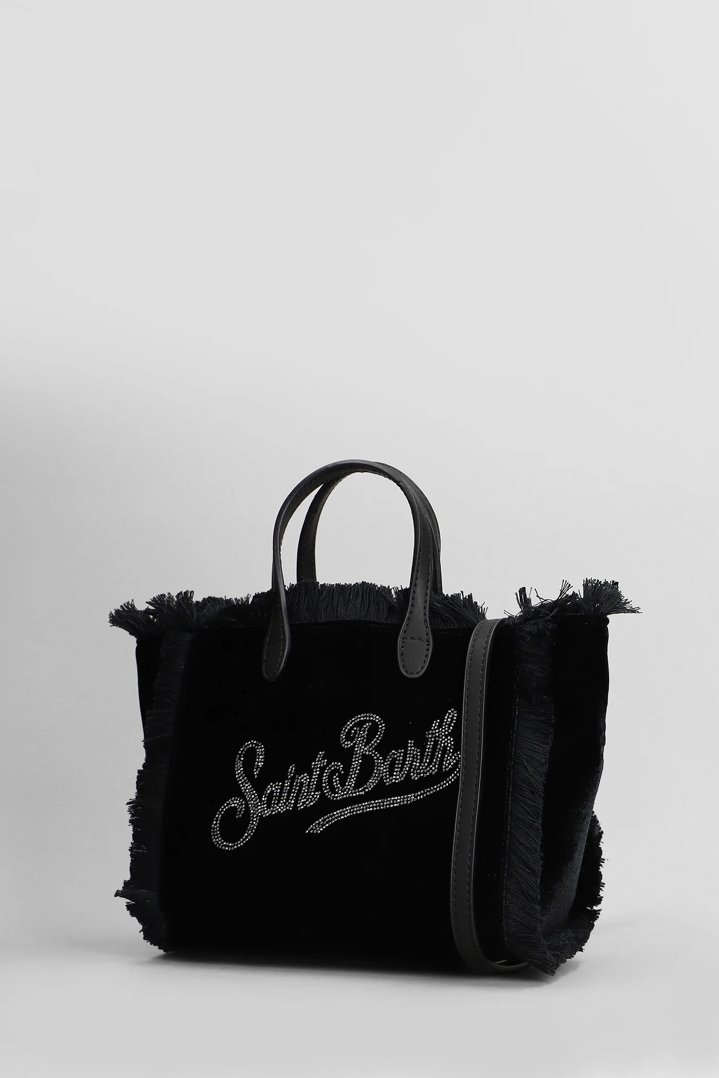 Vanity mini w Tote in black polyester - Image 2