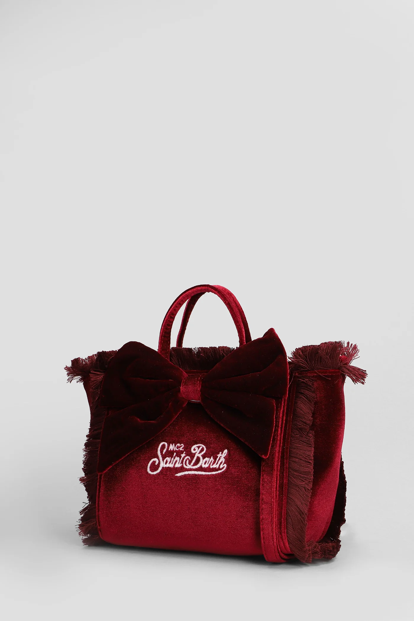 Vanity mini w Tote in bordeaux polyester - Image 2