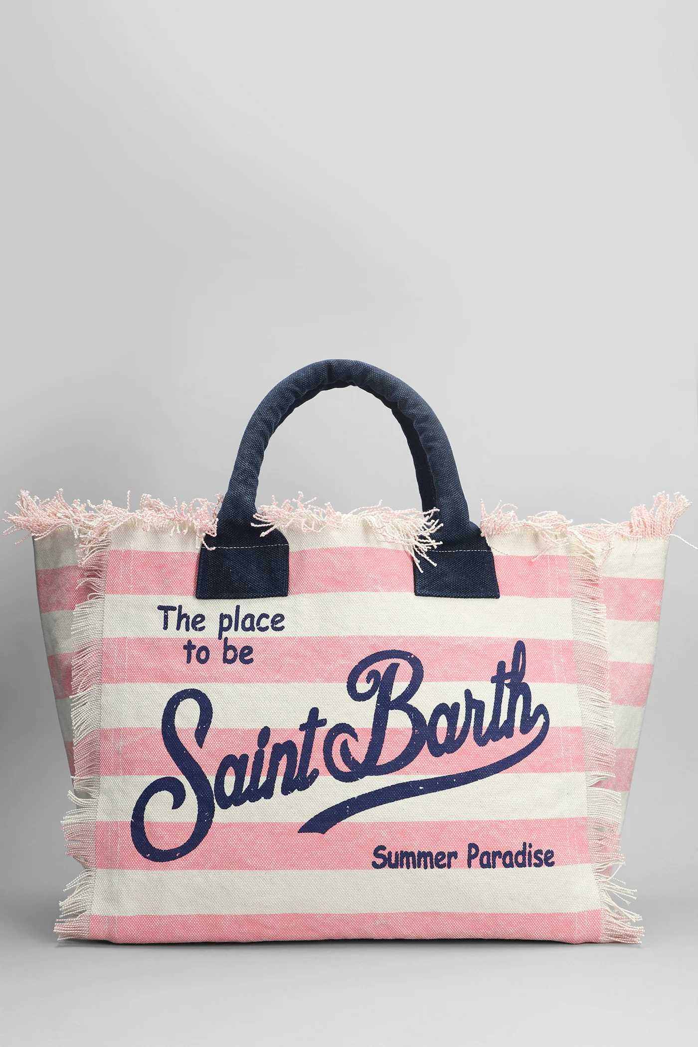 Vanity Tote in beige cotton