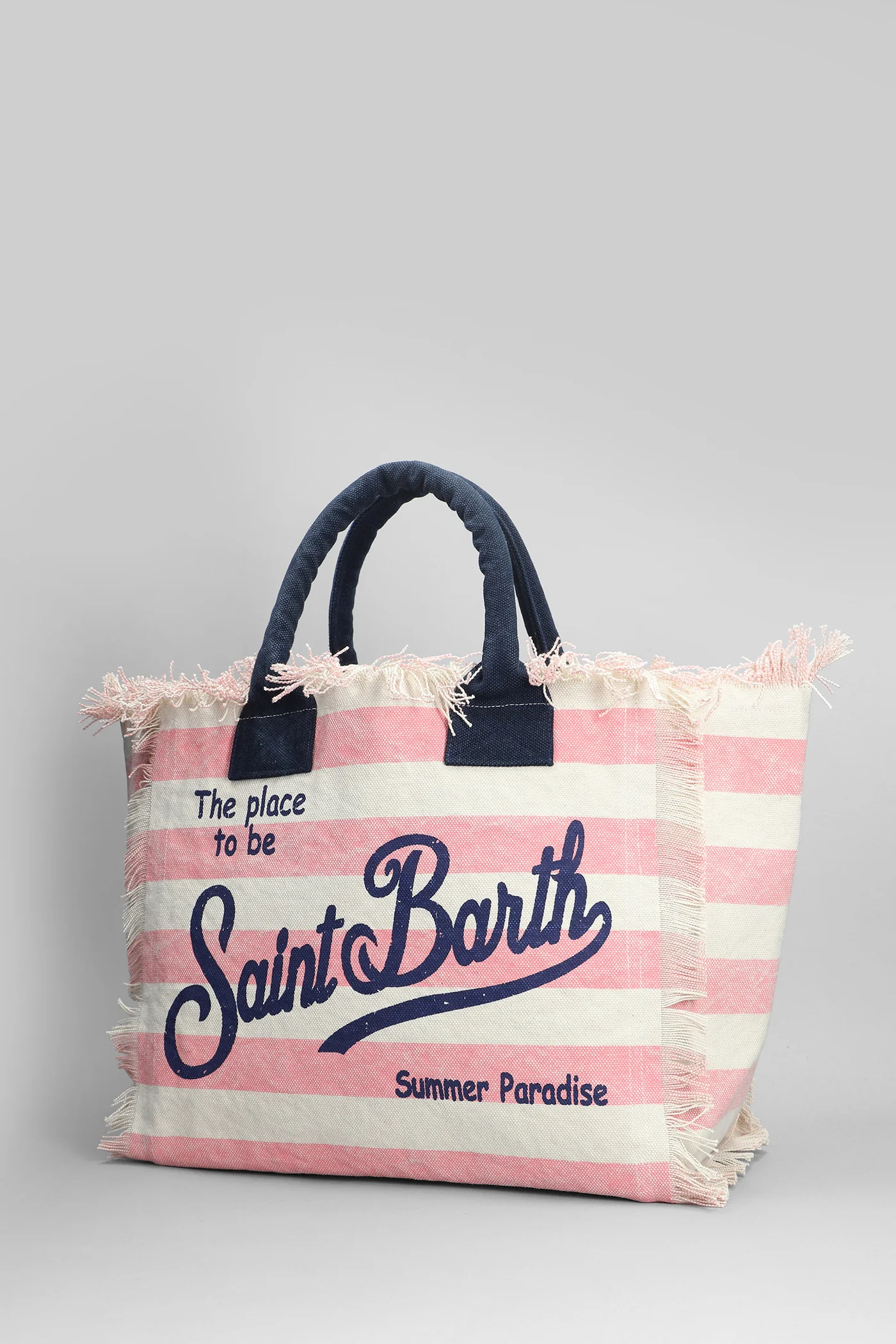 Vanity Tote in beige cotton - Image 2