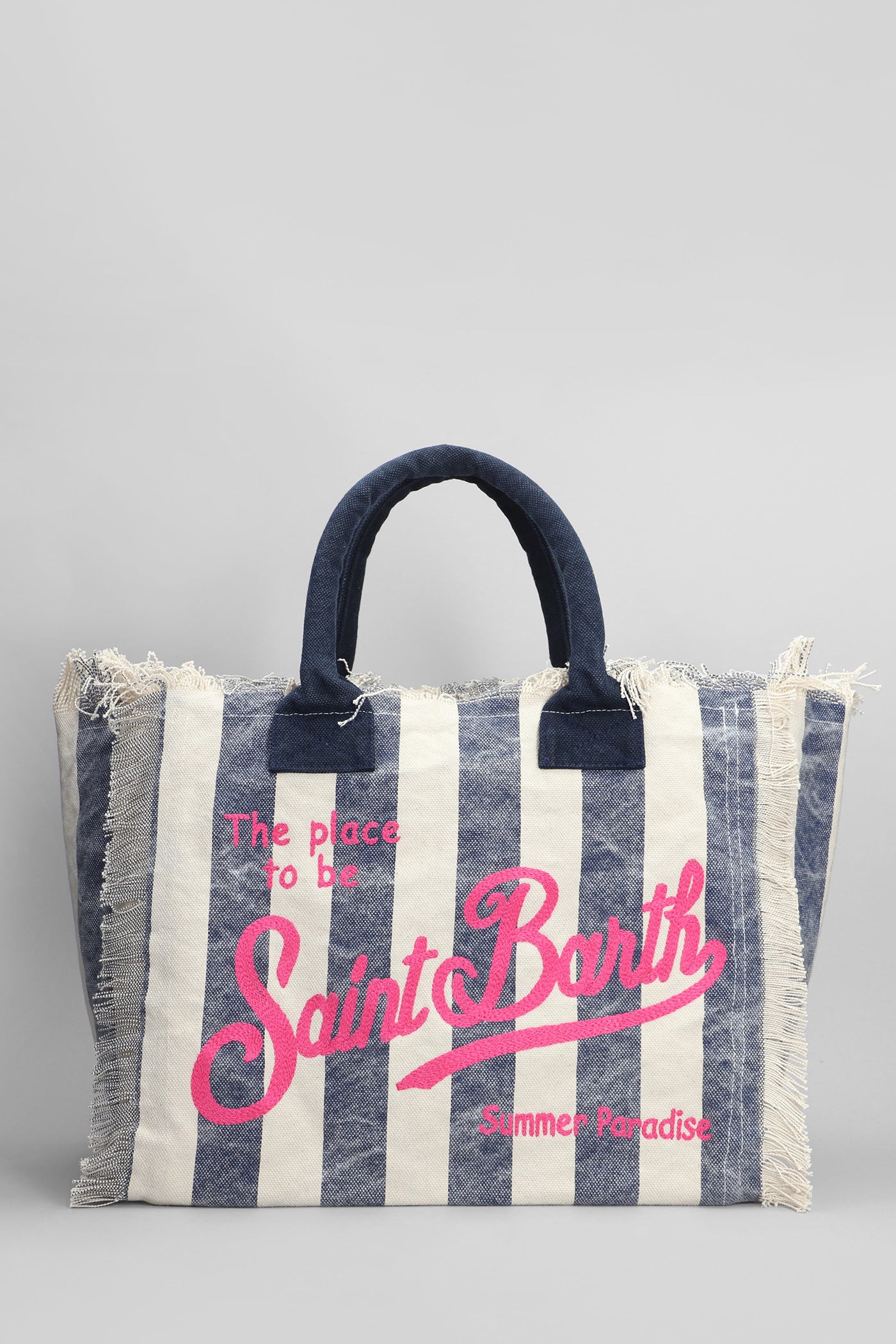 Vanity Tote in beige cotton