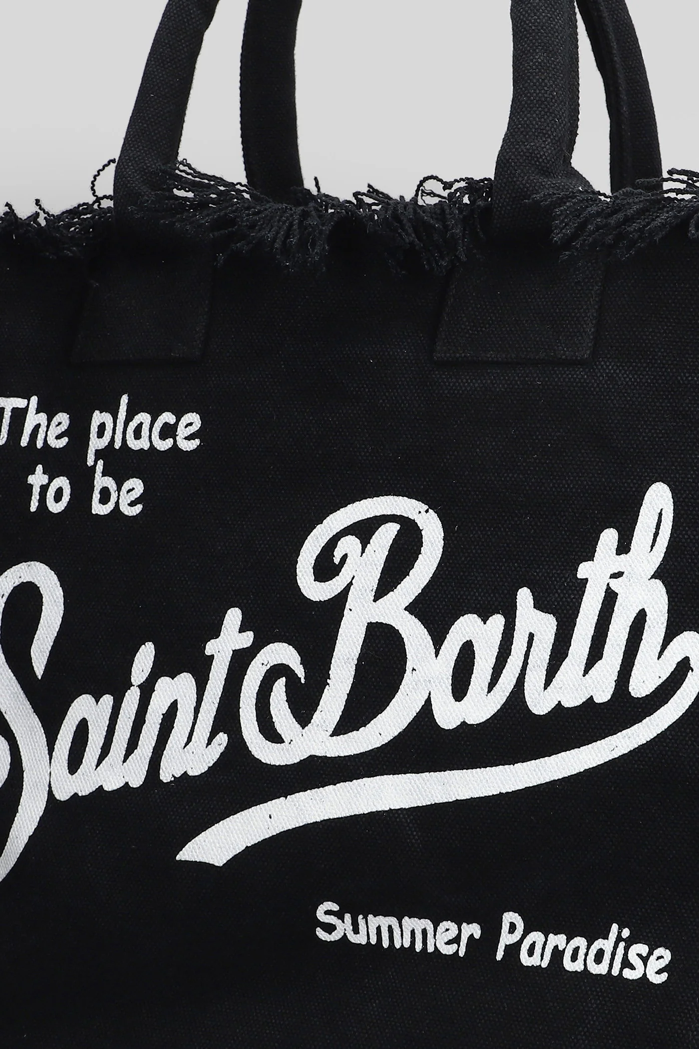 Vanity Tote in black canvas - Image 4
