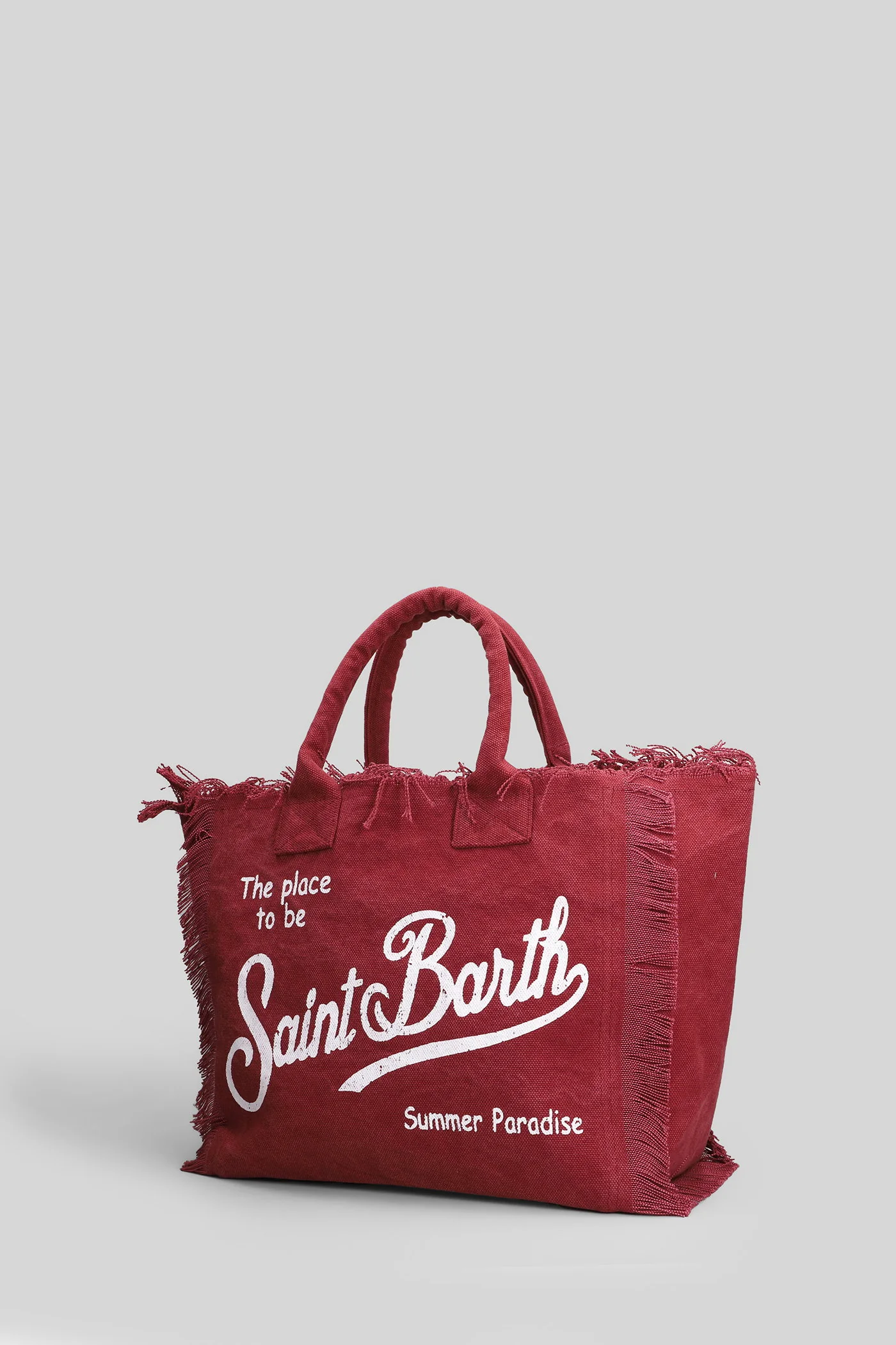 Vanity Tote in bordeaux canvas - Image 2