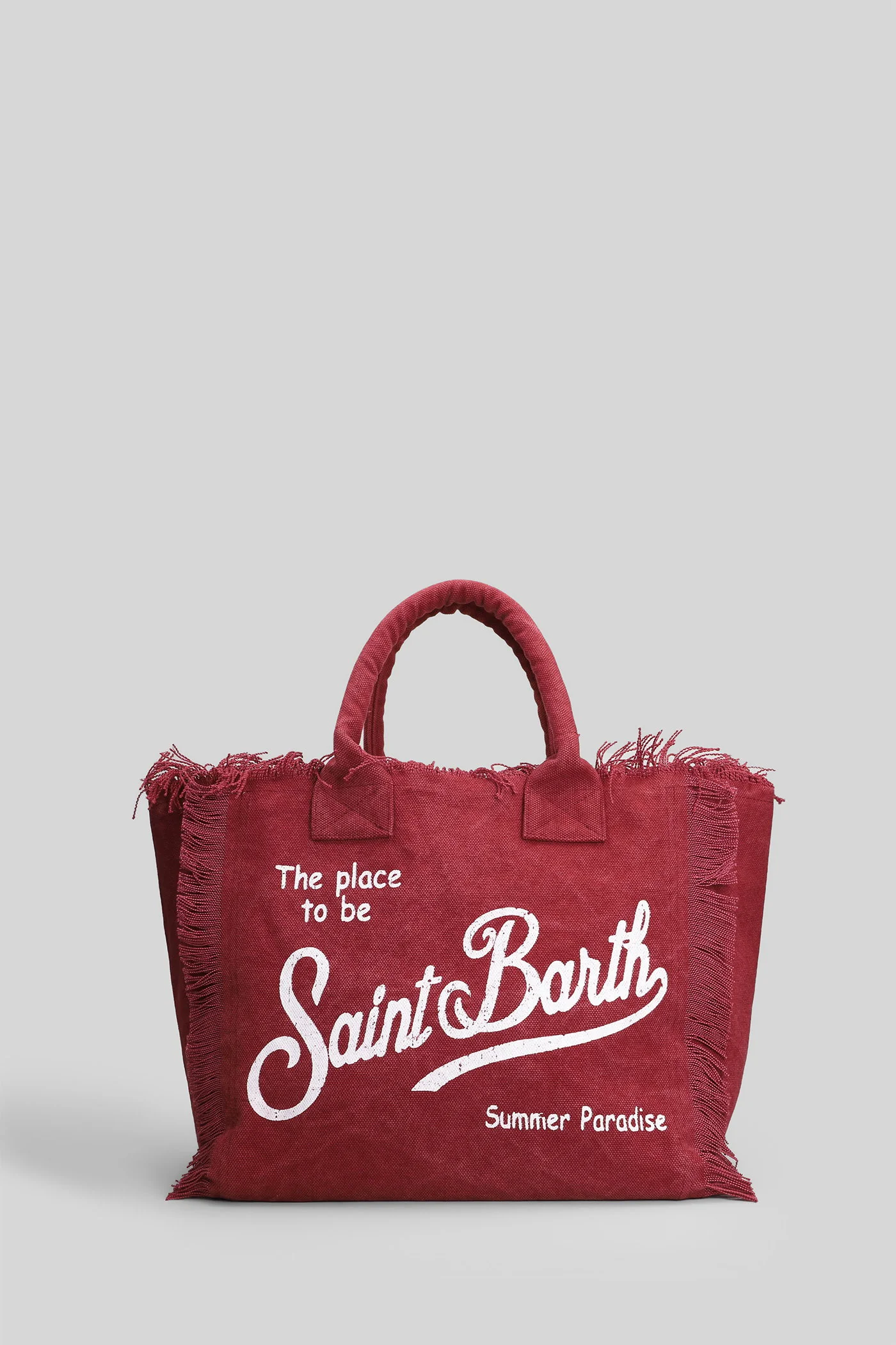 Vanity Tote in bordeaux canvas - Image 3