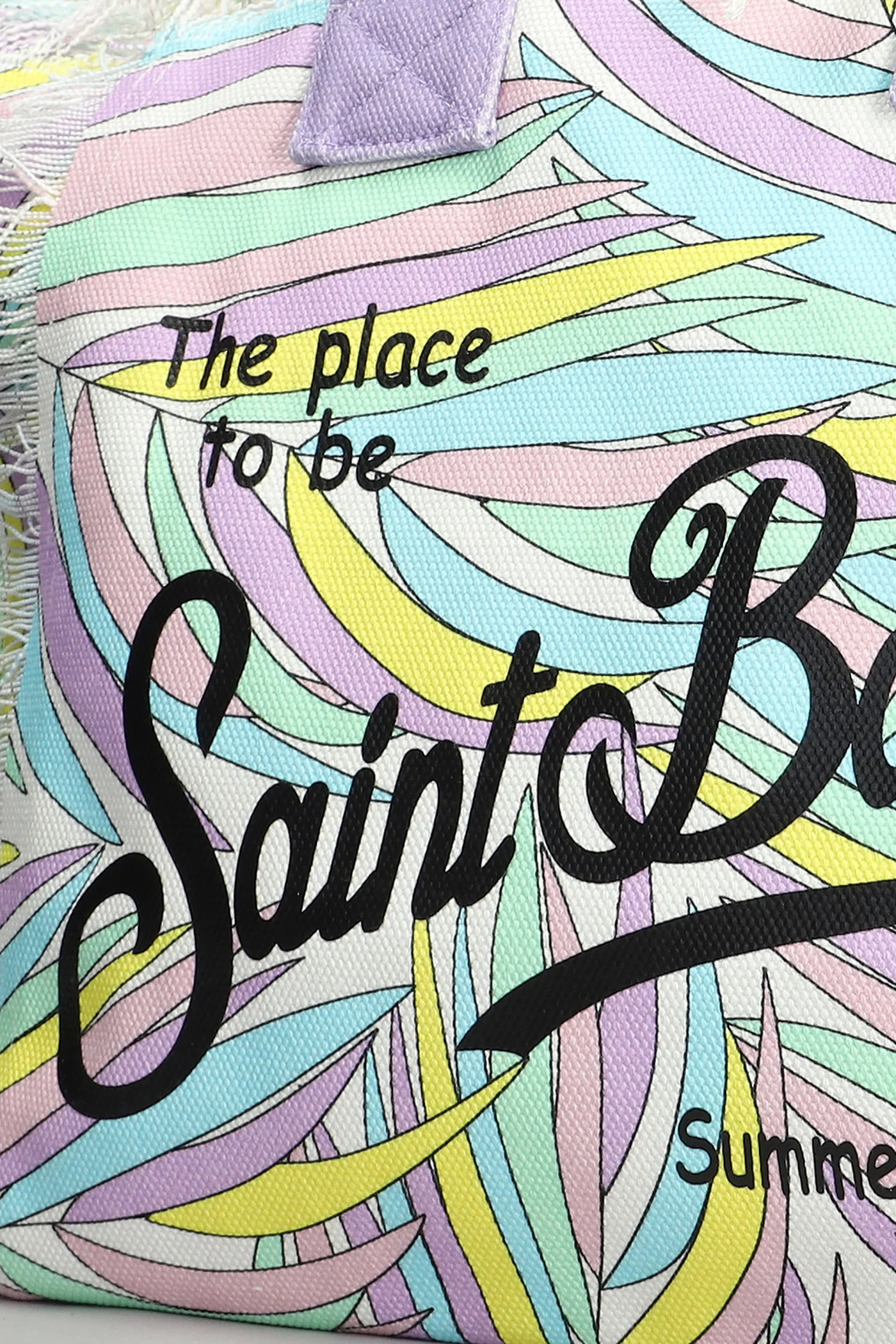 Vanity Tote in multicolor cotton - Image 4