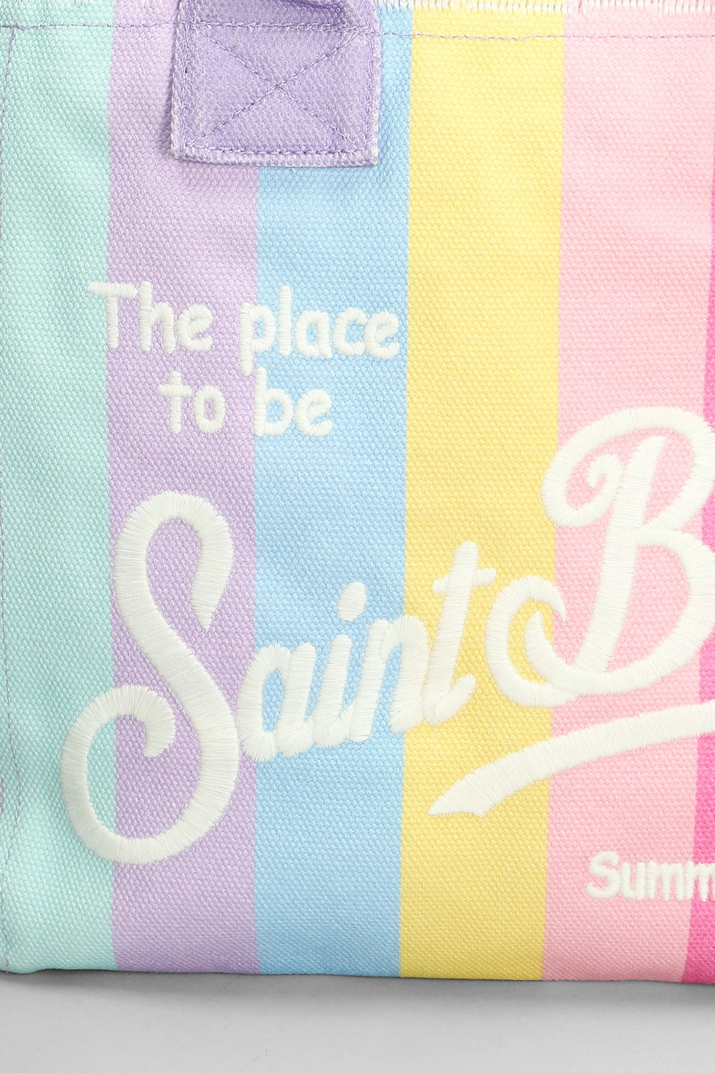 Vanity Tote in multicolor cotton - Image 4
