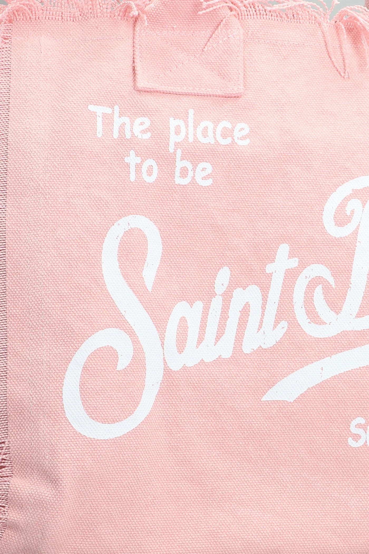 Vanity Tote in rose-pink cotton - Image 4