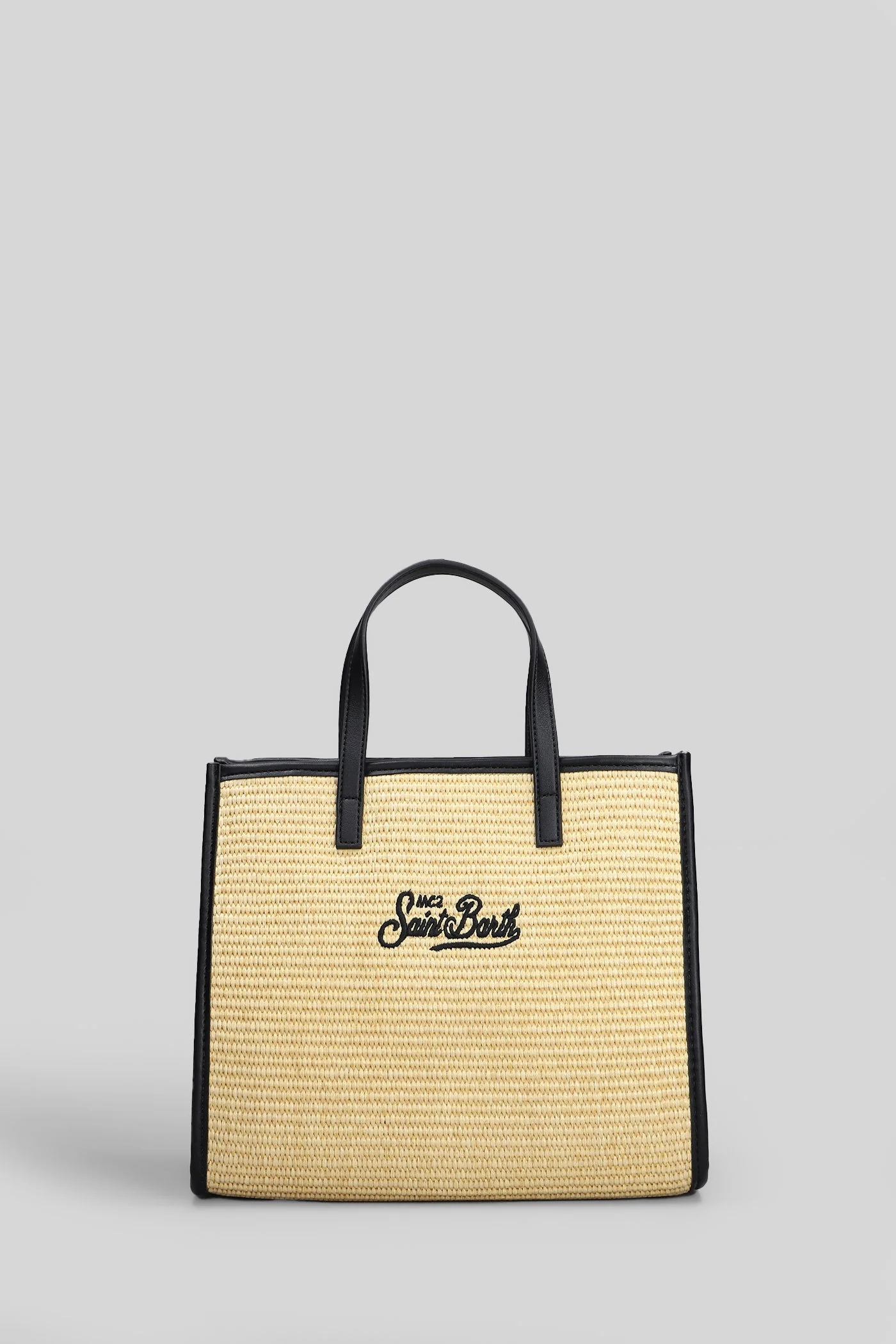 Vivian Mini Straw Shoulder bag in white raffia - Image 3