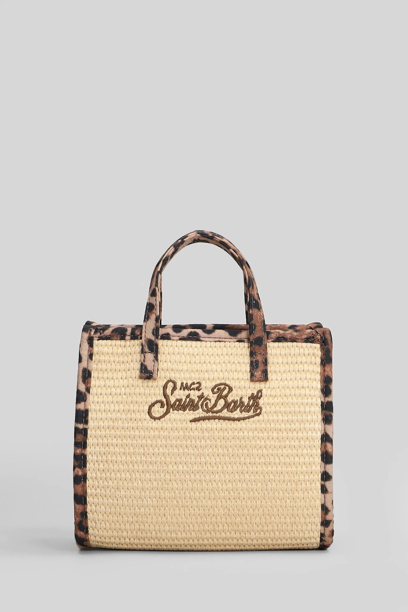 Vivian Mini Straw Shoulder bag in white raffia - Image 3