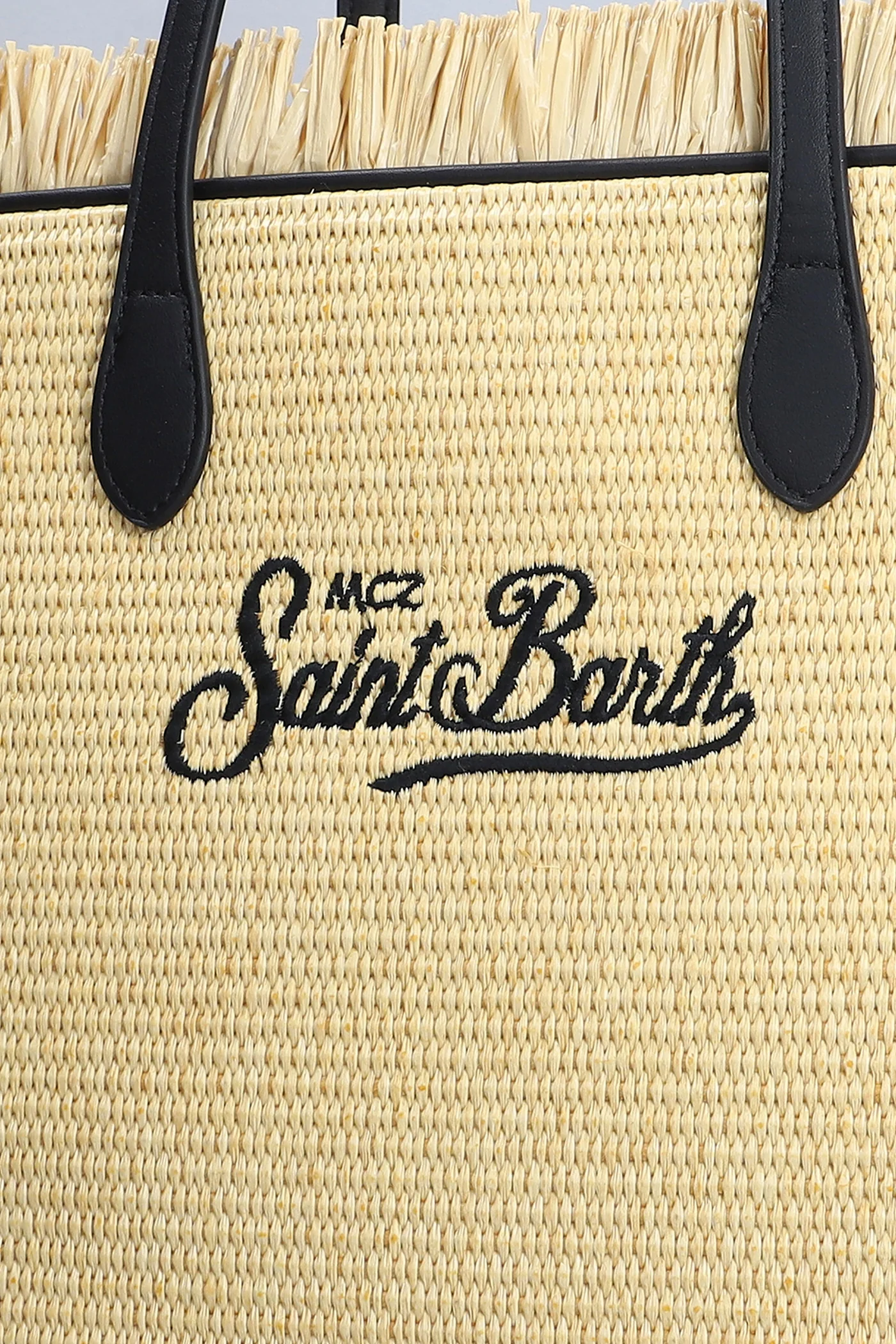 Vivian straw Tote in beige raffia - Image 4