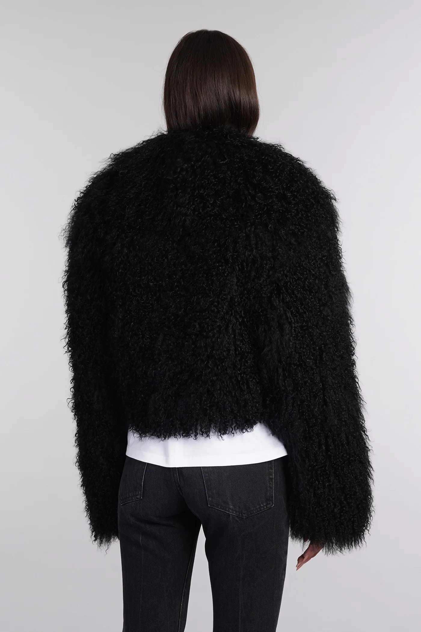 Fur & Shearling in black leather - Image 3