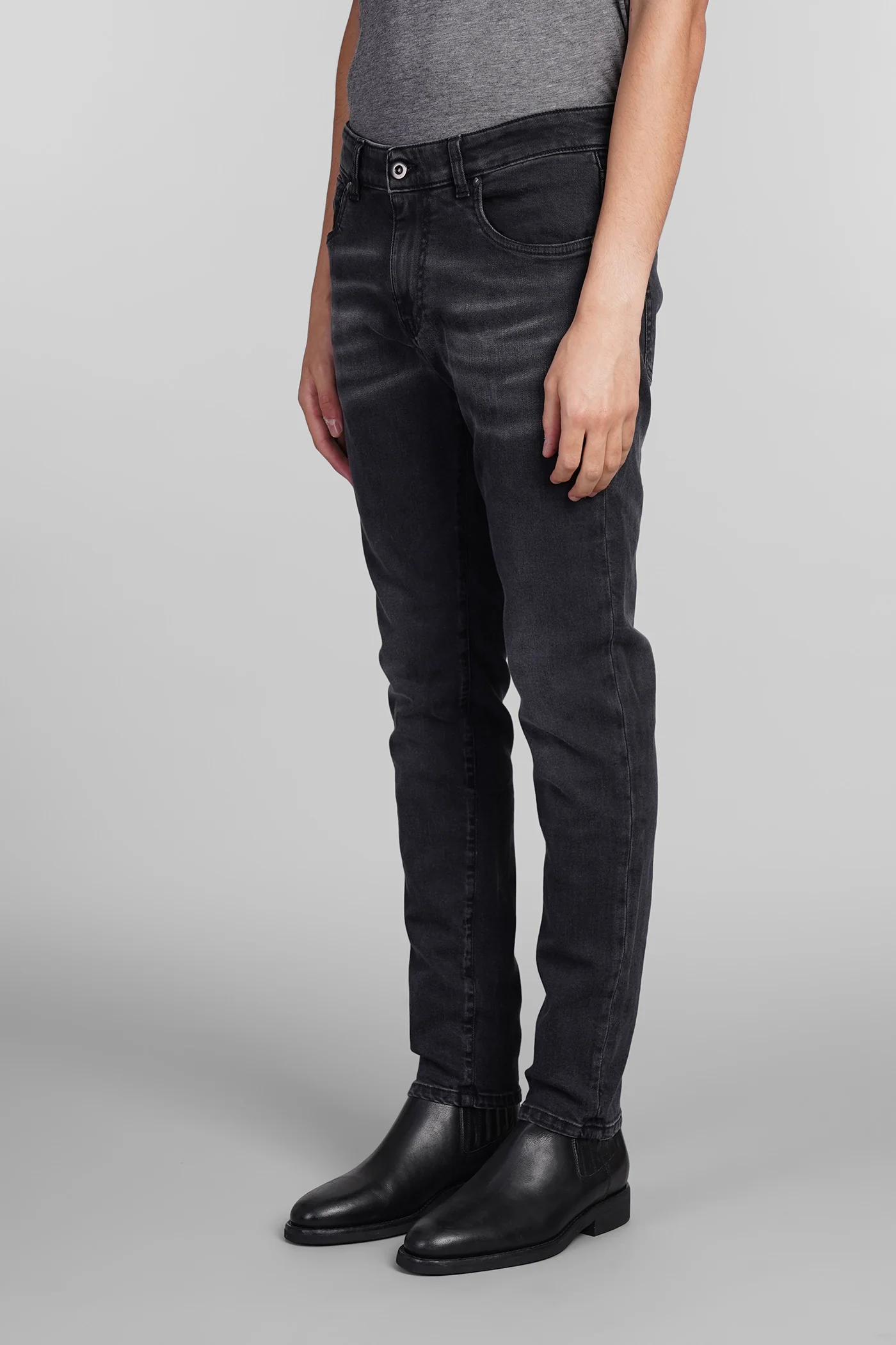 Jeans in black denim - Image 4