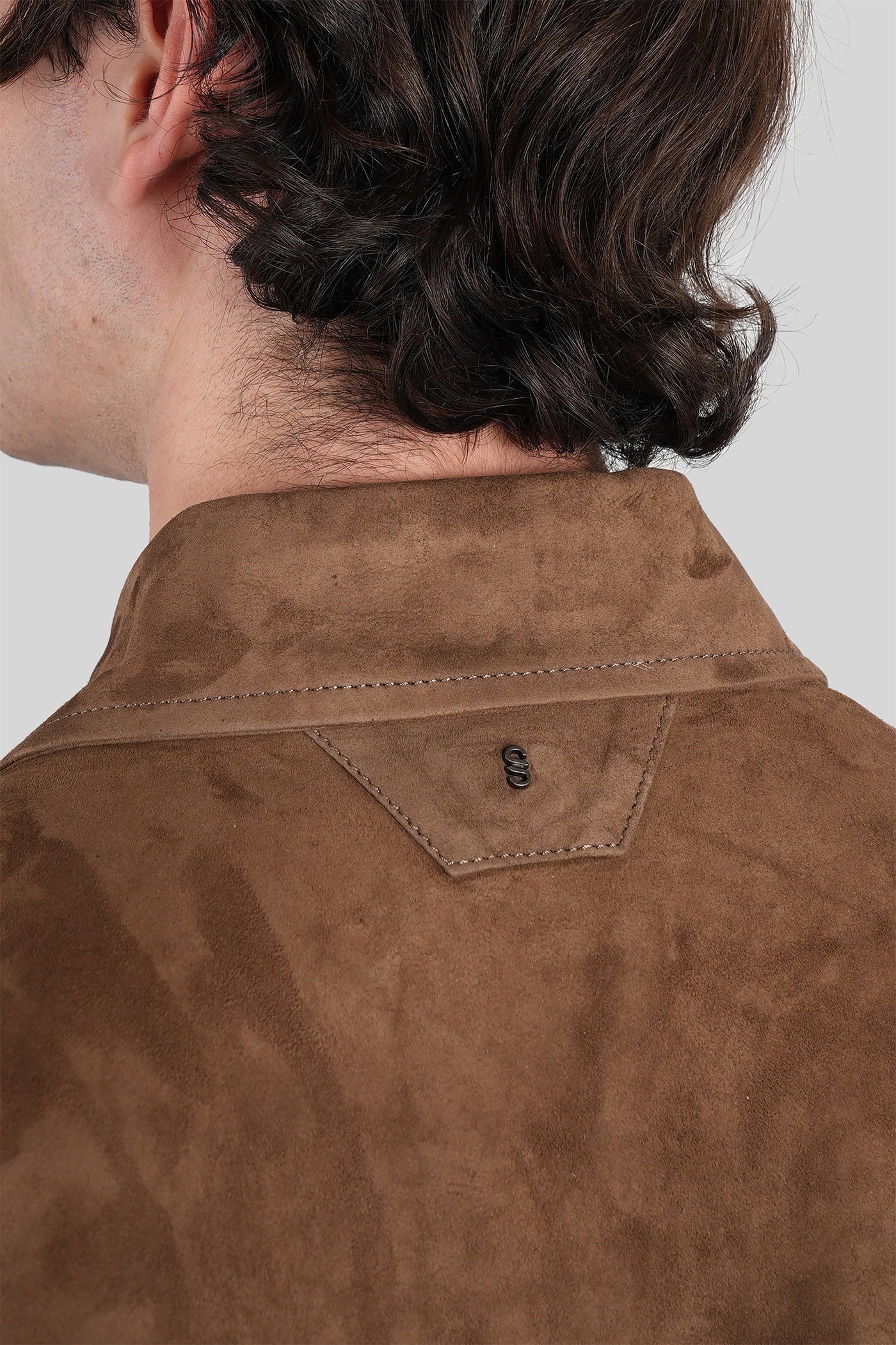Leather jacket in Camel leather - Image 5