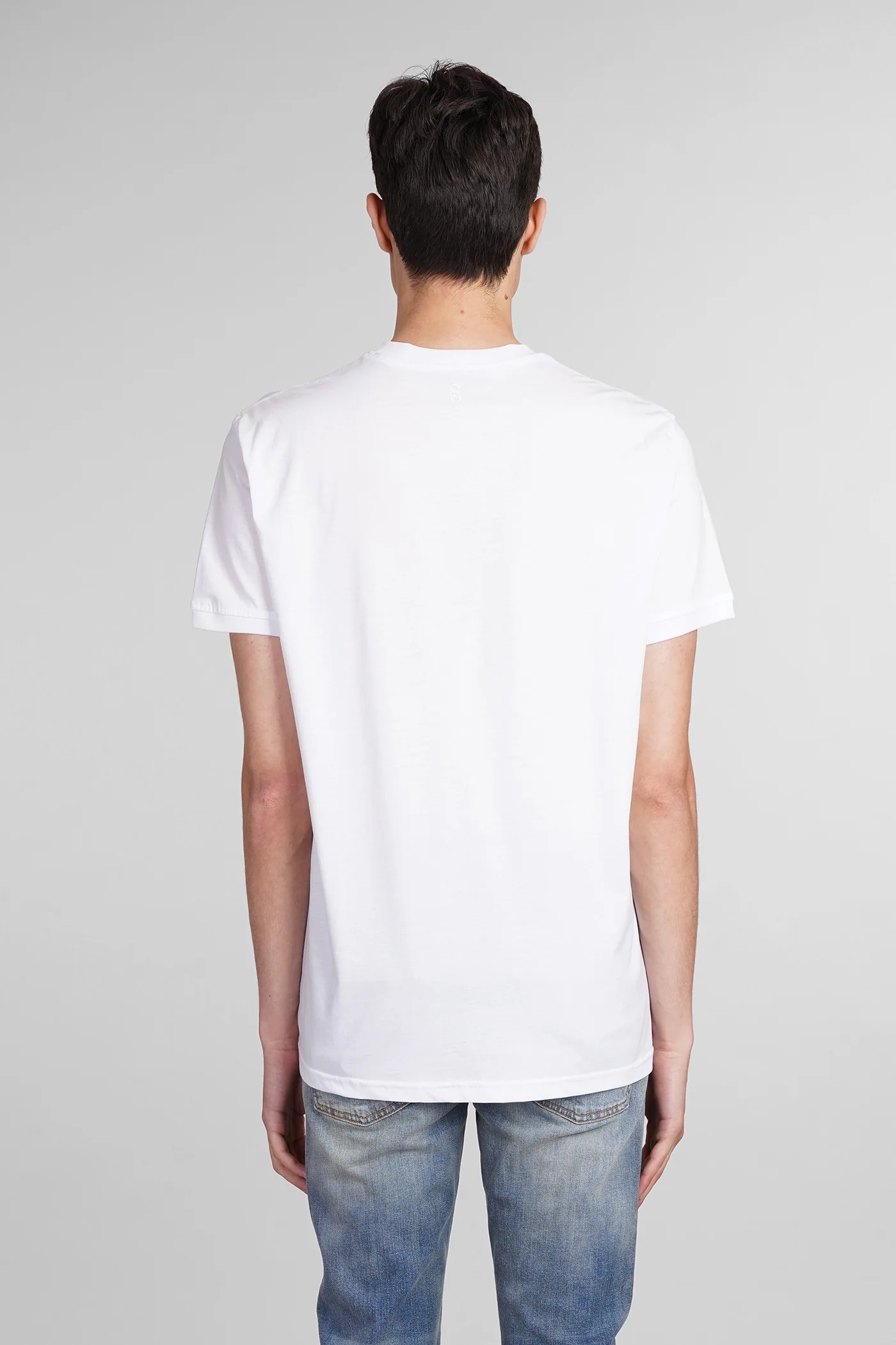 T-Shirt in white cotton - Image 3