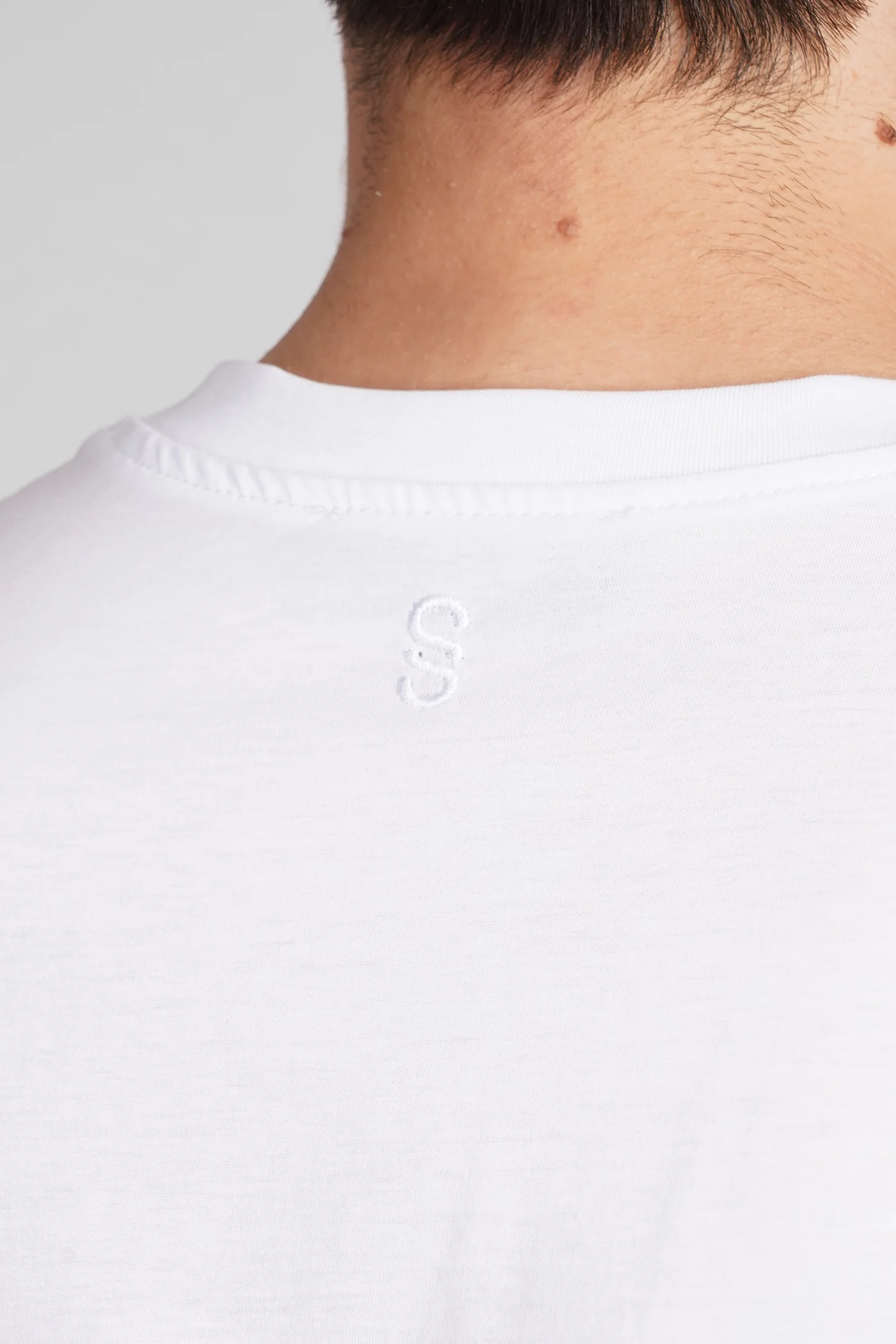 T-Shirt in white cotton - Image 5