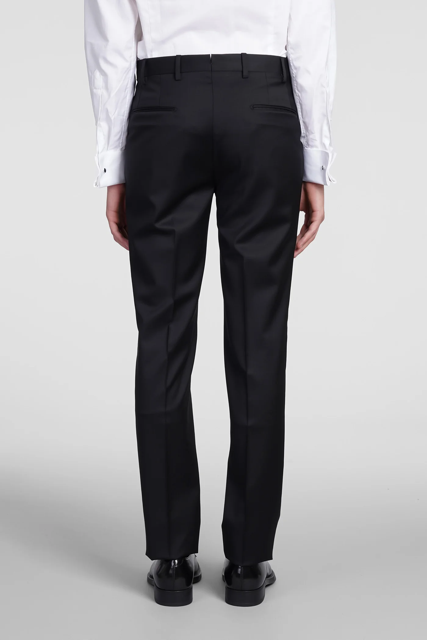 Suit in black wool - Image 5