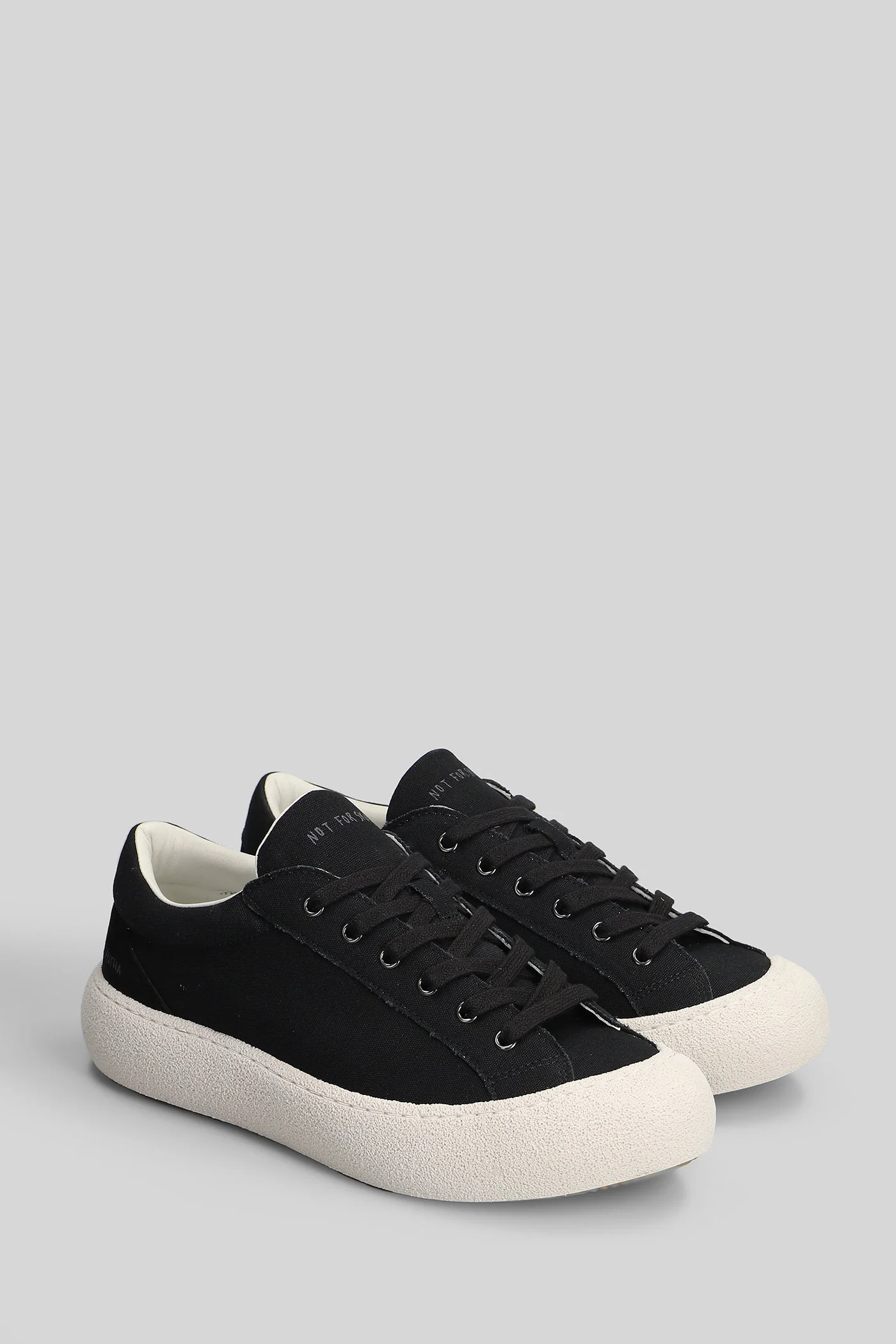 Kaouki Sneakers in black canvas - Image 2