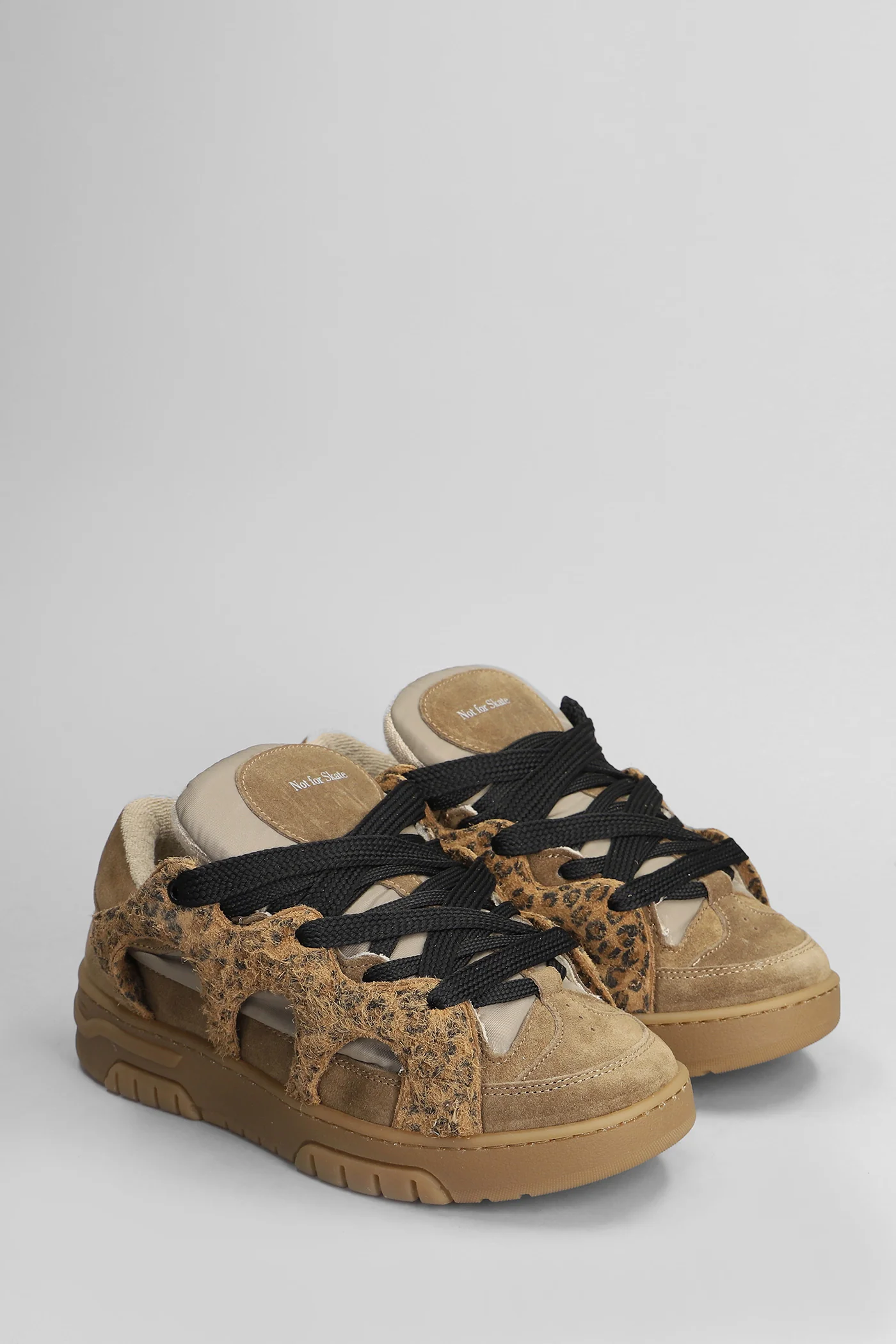Santha 1 Sneakers in brown Suede and fabric - Image 2