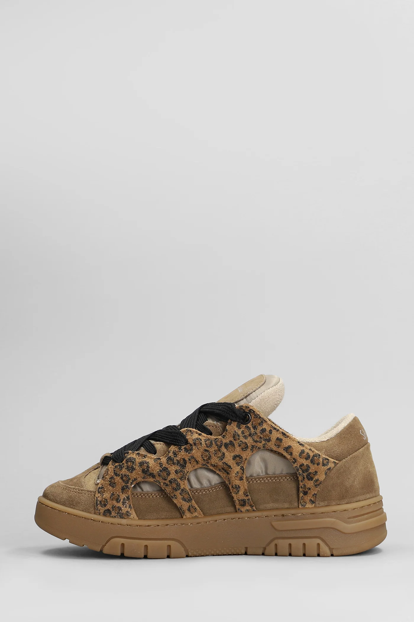 Santha 1 Sneakers in brown Suede and fabric - Image 3