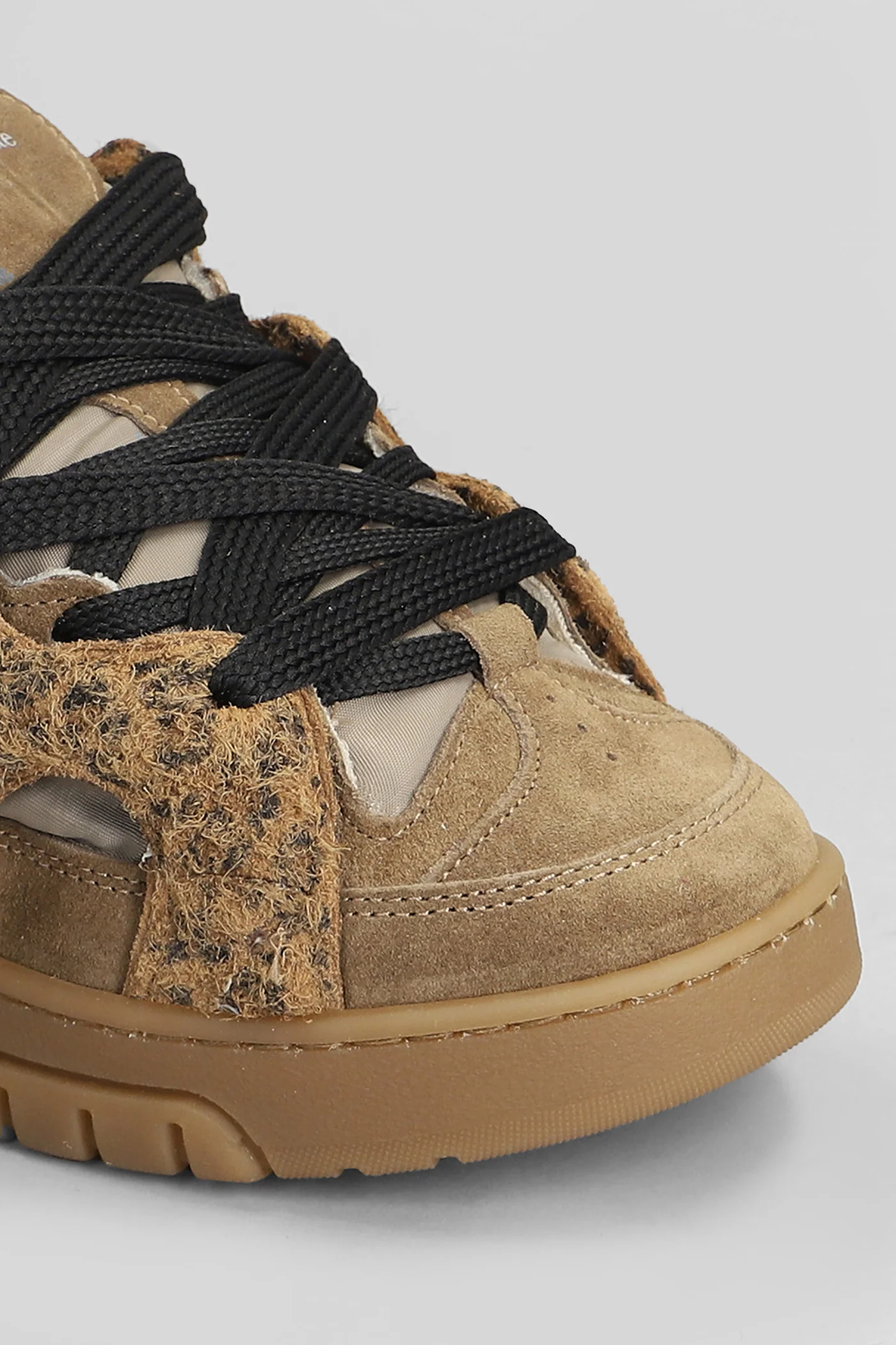Santha 1 Sneakers in brown Suede and fabric - Image 5