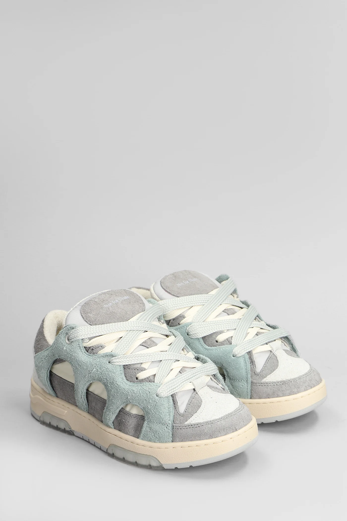 Santha 1 Sneakers in grey Suede and fabric - Image 2