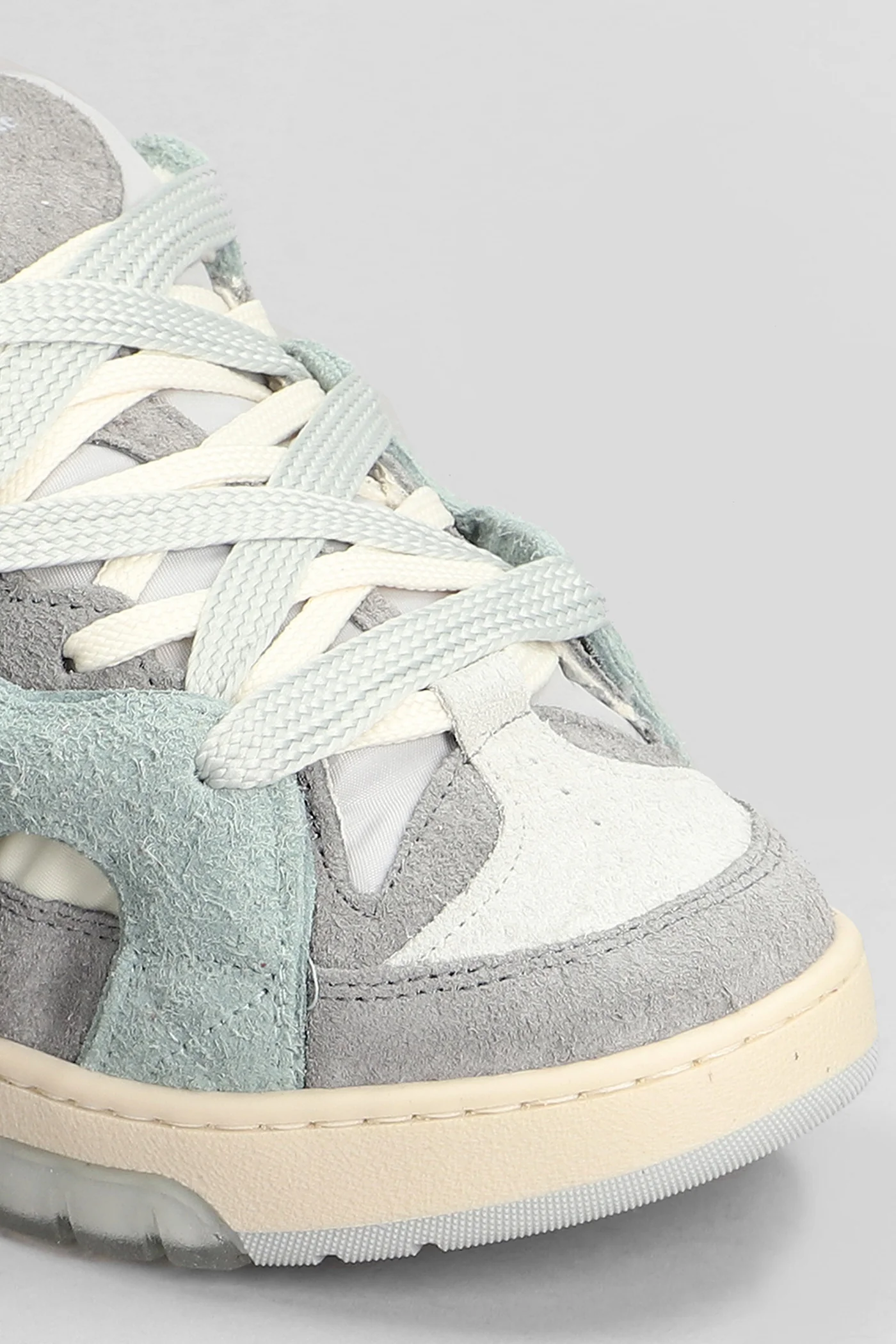 Santha 1 Sneakers in grey Suede and fabric - Image 5
