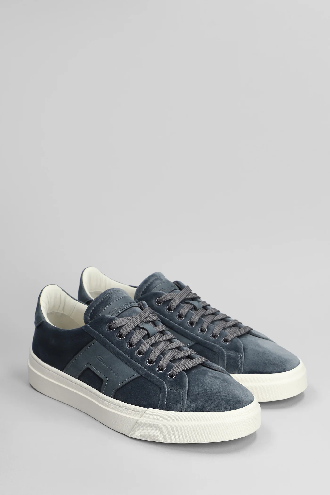 Dbs Sneakers in blue suede - Image 2