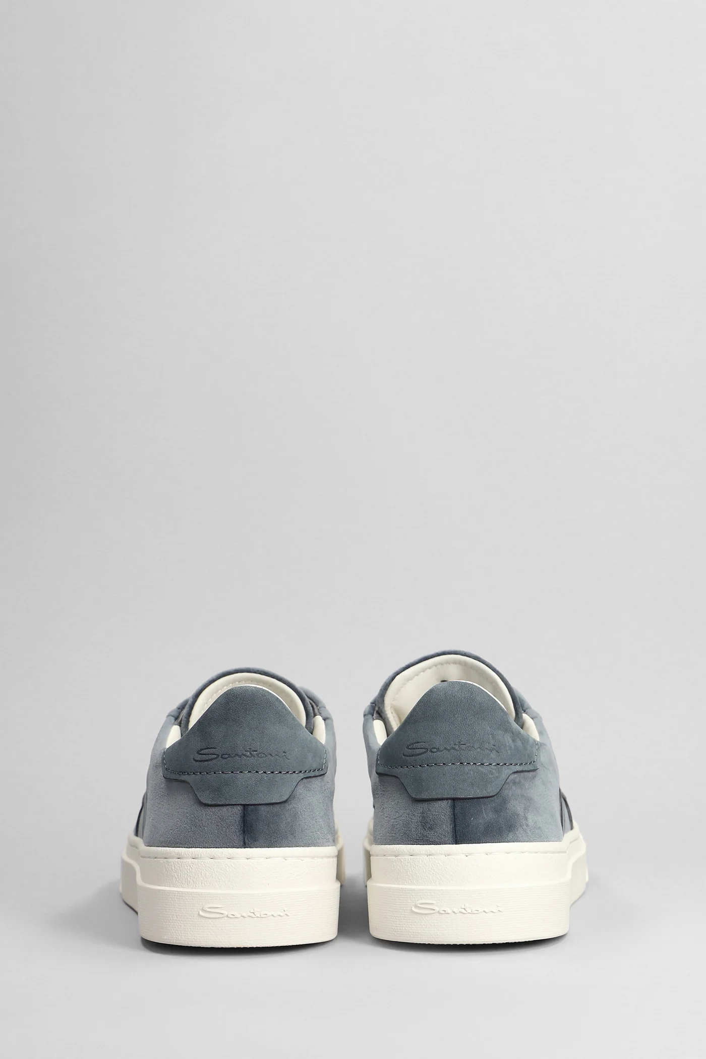 Dbs Sneakers in blue suede - Image 4