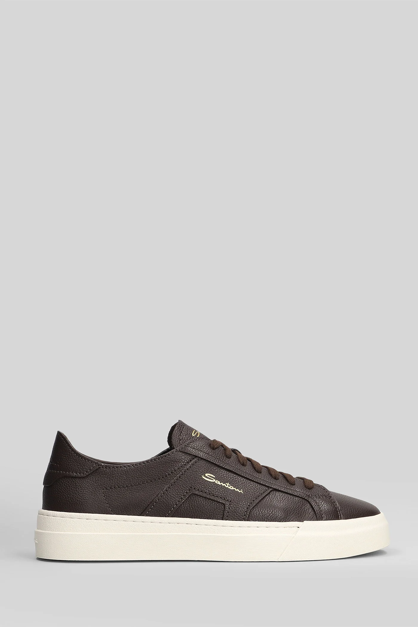 Dbs Sneakers in brown leather