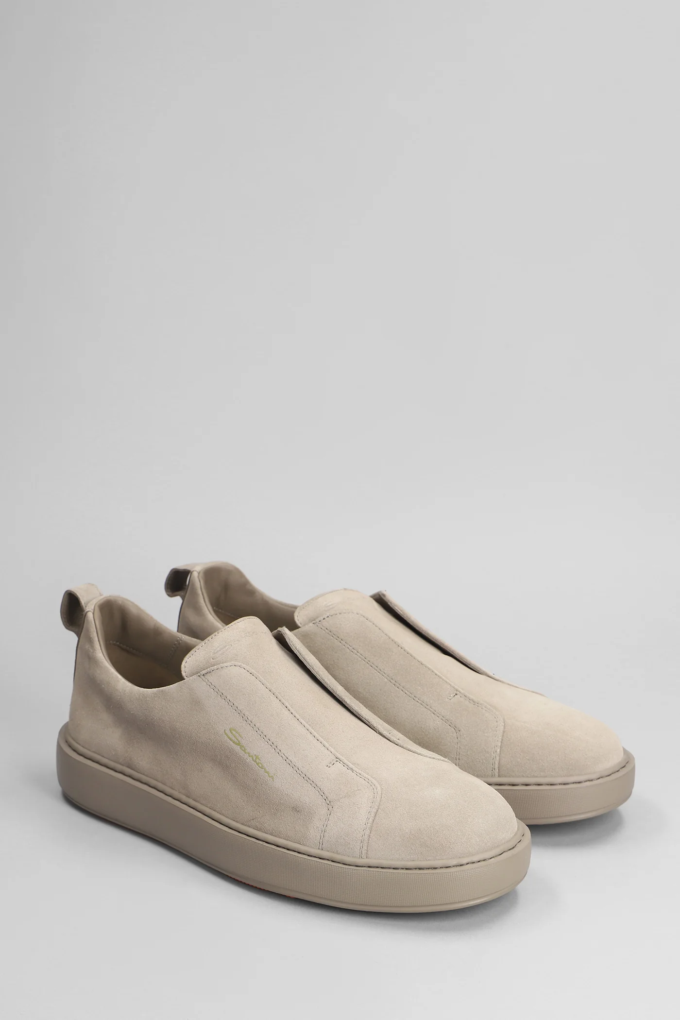 Victory Sneakers in taupe suede - Image 2
