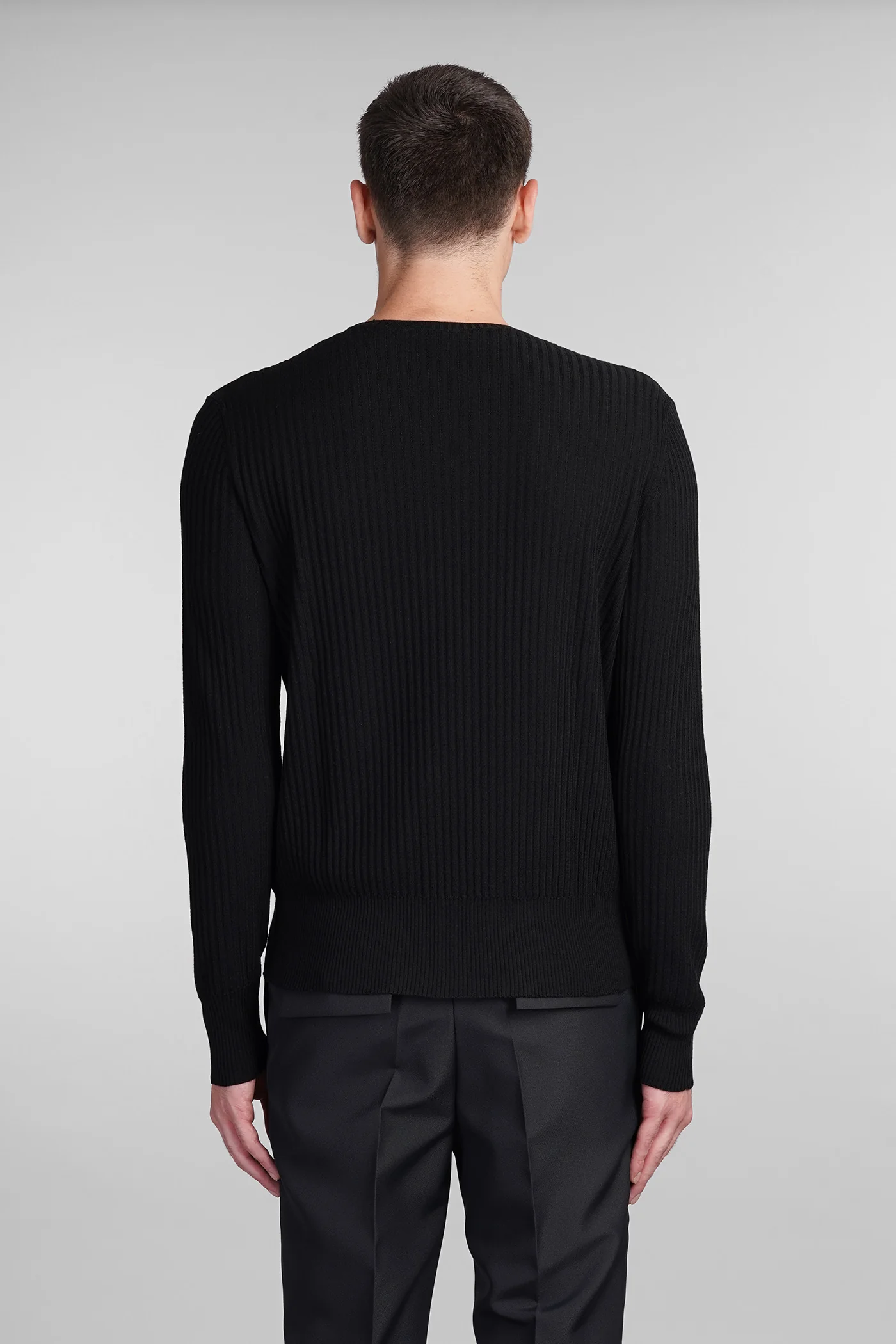 N22 Knitwear in black wool - Image 3