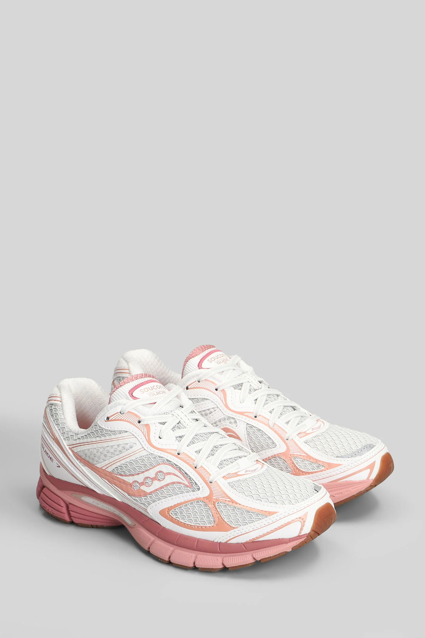 Progrid Guide 7 Sneakers in white leather and fabric - Image 2