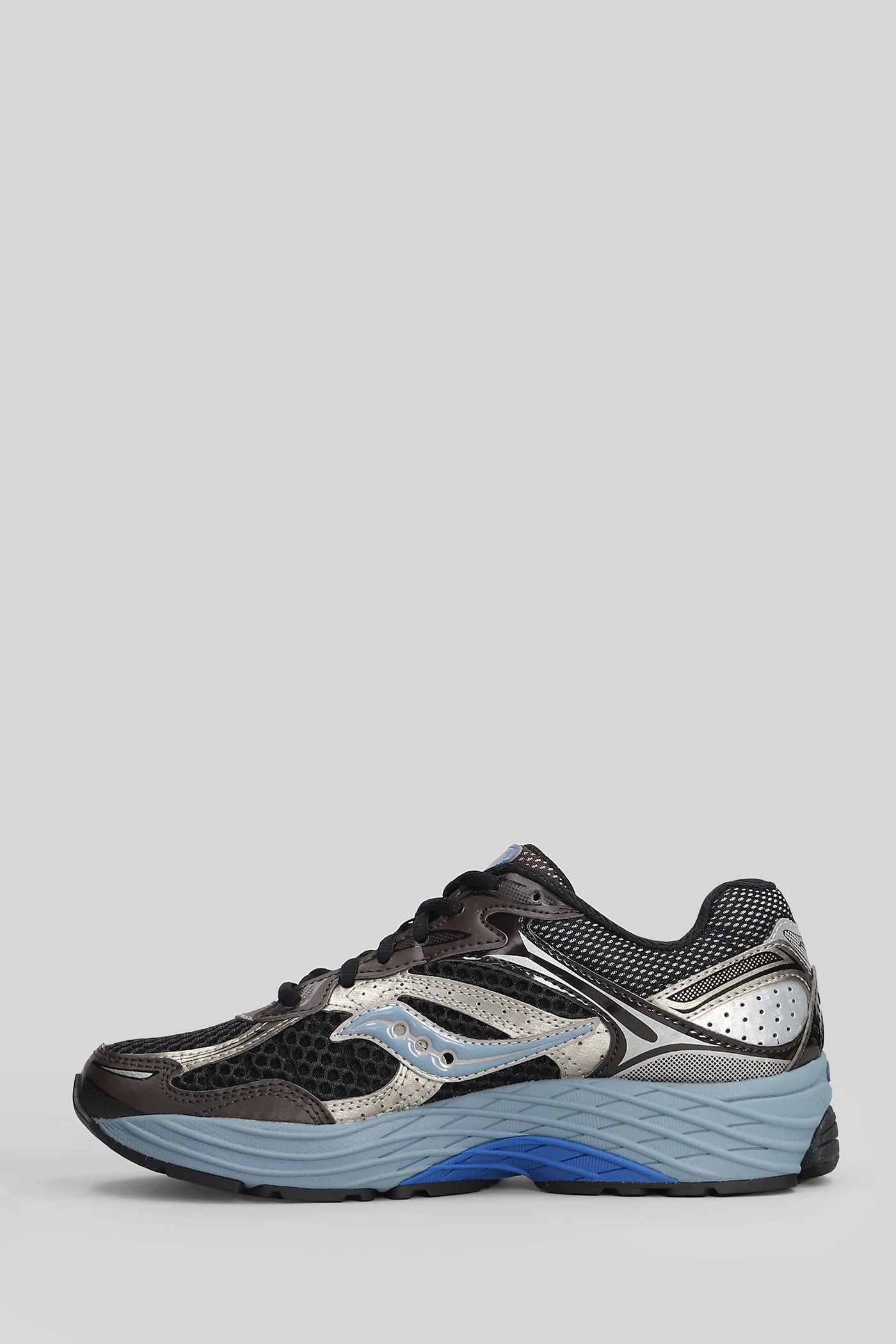 Progrid Omni 9 Sneakers in black leather and fabric - Image 3